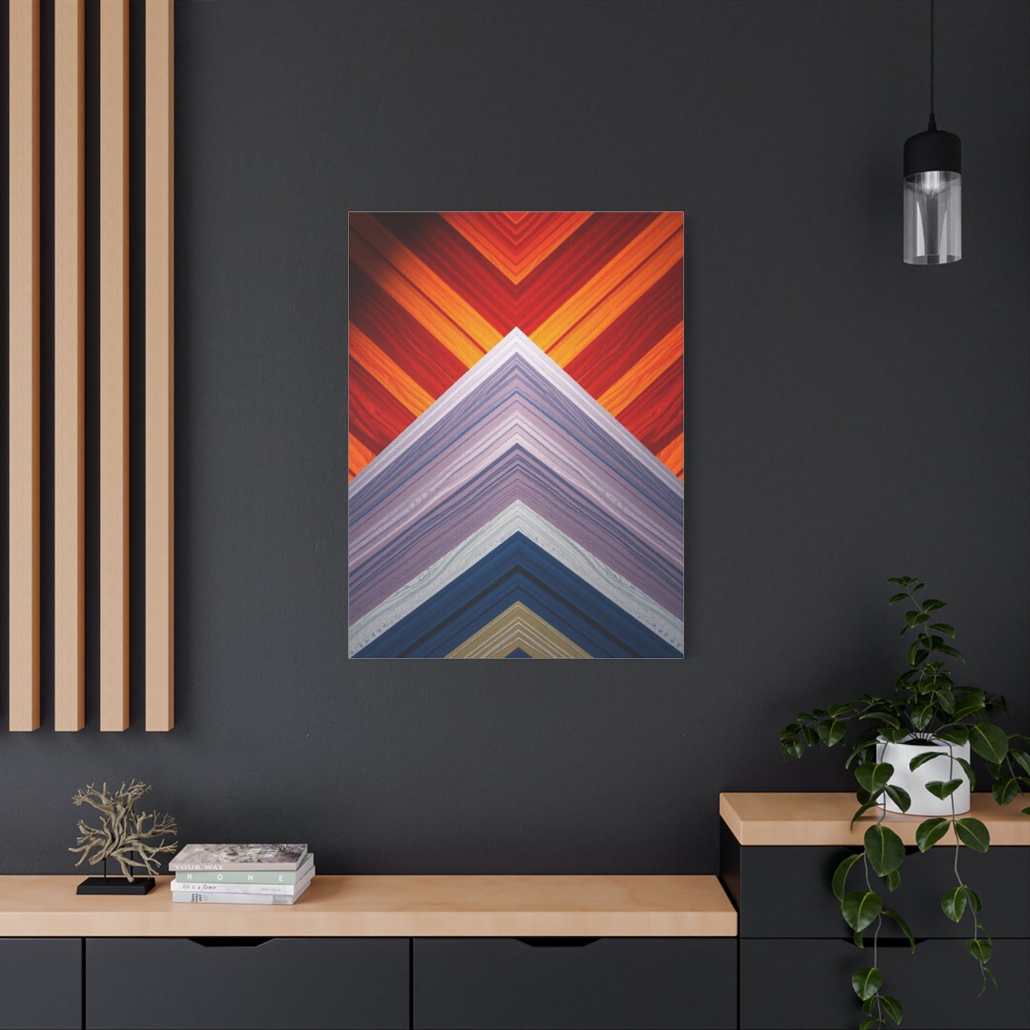 Chevron Pattern Art Supreme Gallery Wall Art & Canvas Print