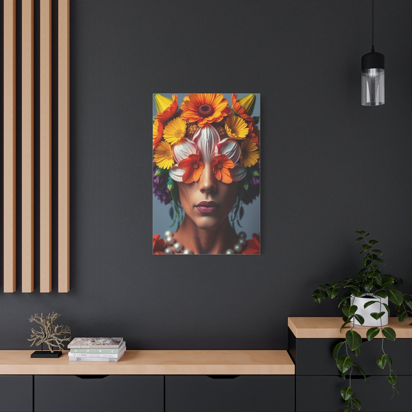Petal Crown Reverie Wall Art & Canvas Print