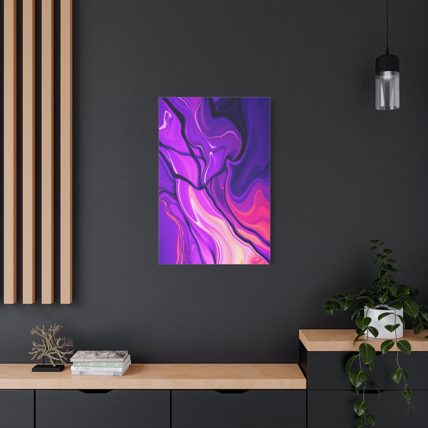 Indigo Dreamscape Painting wall art & canvas print