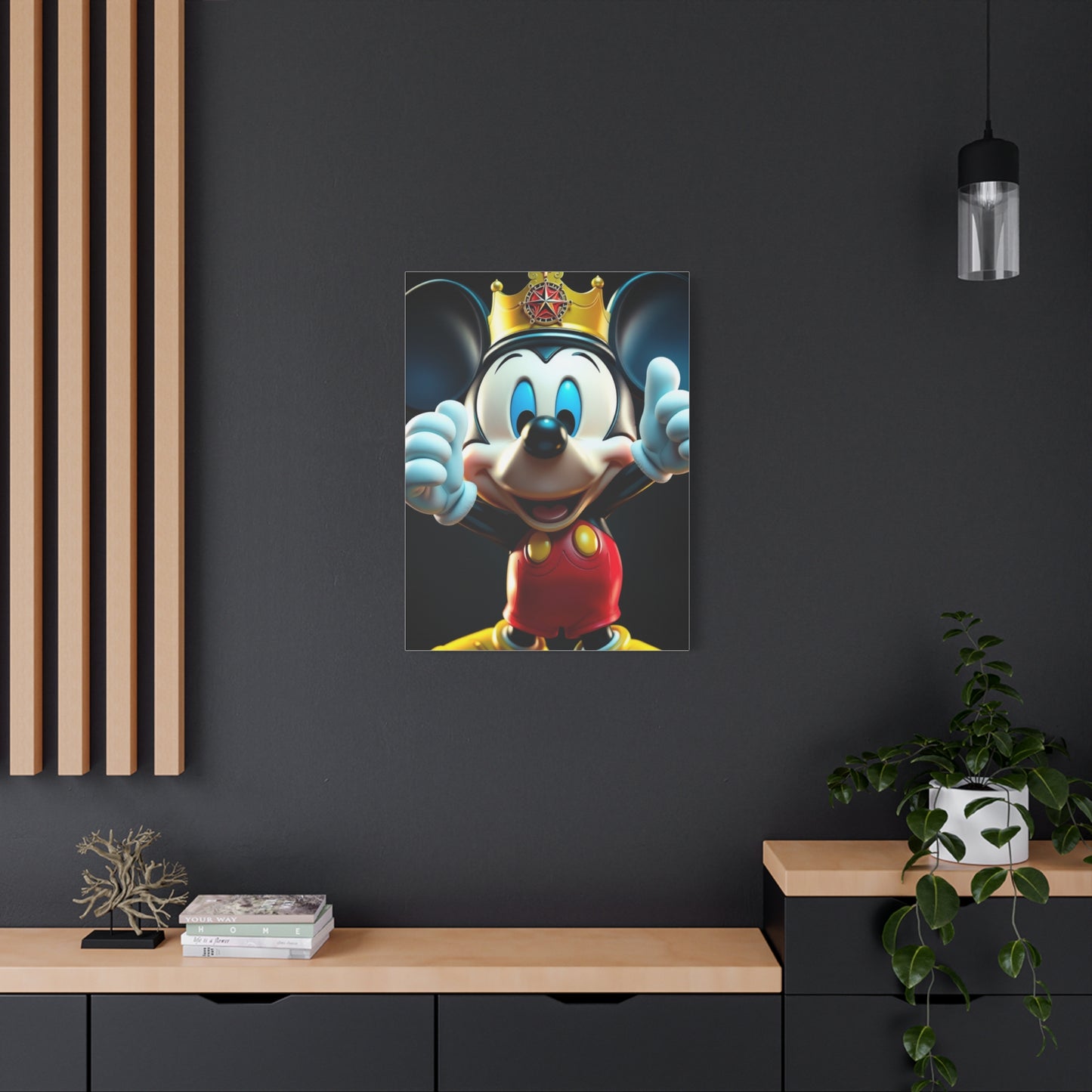 Mouse Luxe Impression Wall Art & Canvas Print