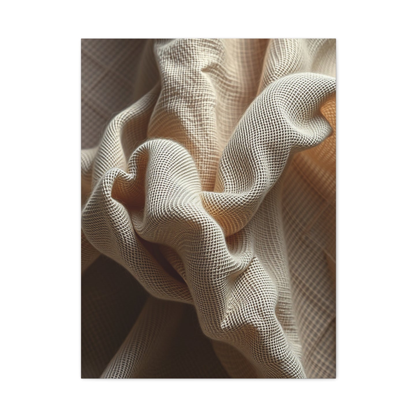 Supreme Taupe, Linen, and Gray Art Collection Wall Art & Canvas Print