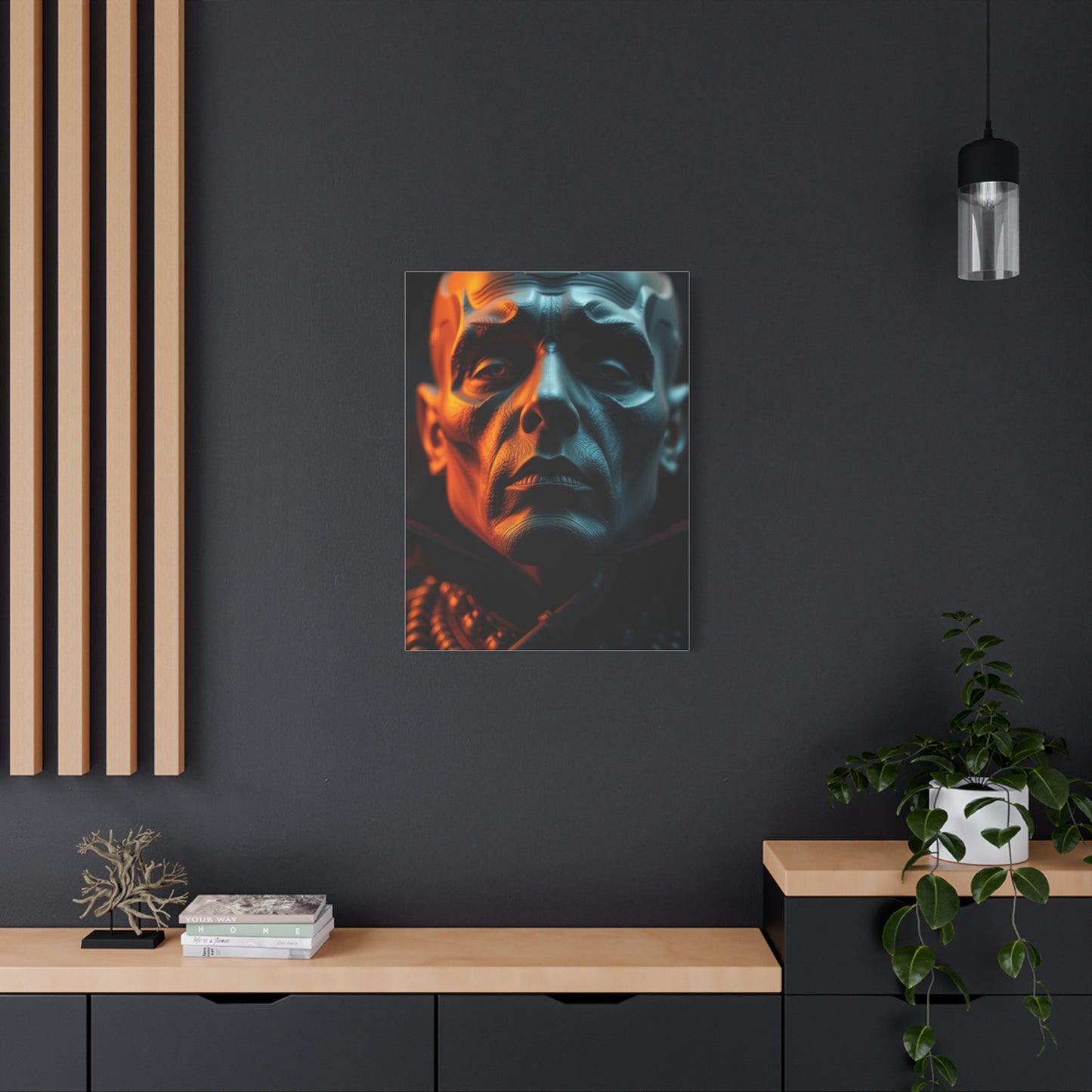 Obsidian Reverie Canvas Wall Art & Canvas Print