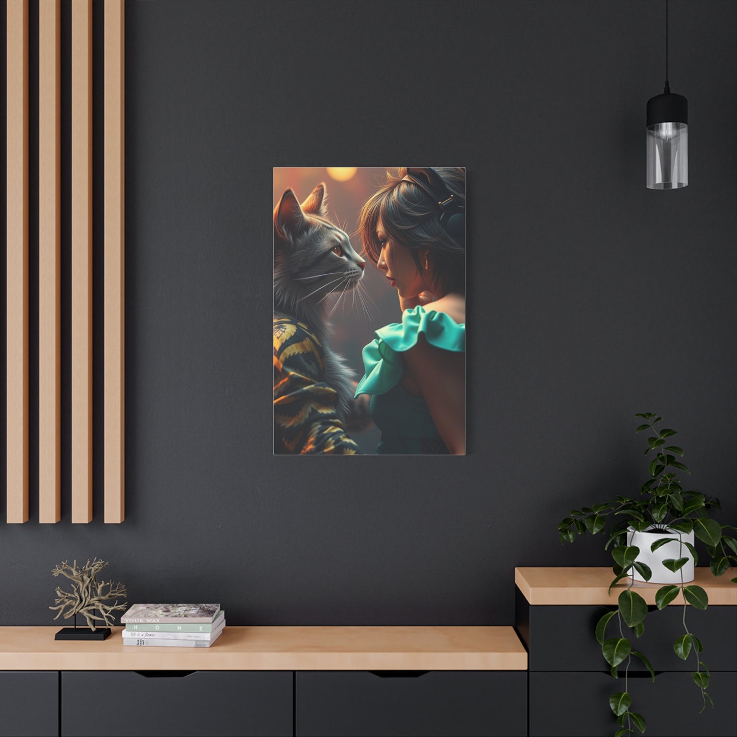 Masterpiece Catfight Art Vision Wall Art & Canvas Print