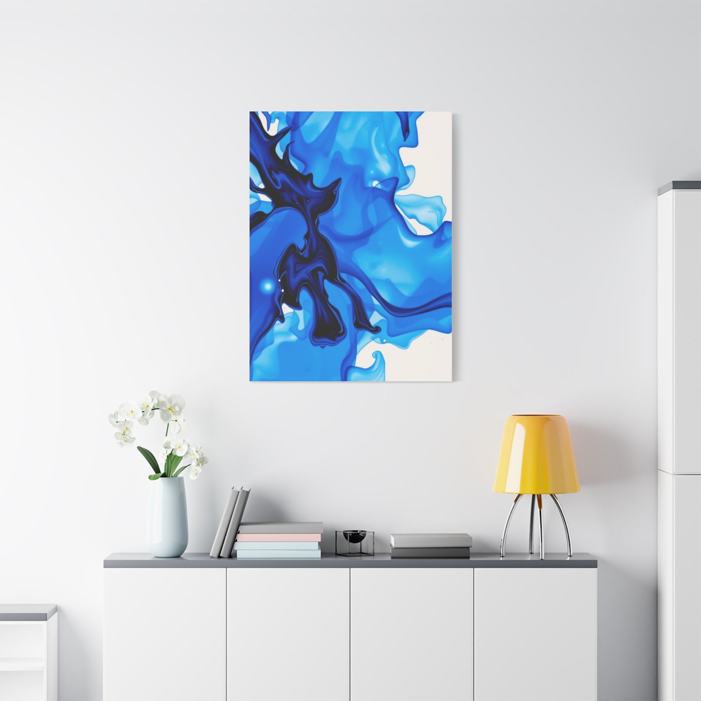 Supreme Blue Abstract Art Collection Wall Art & Canvas Print