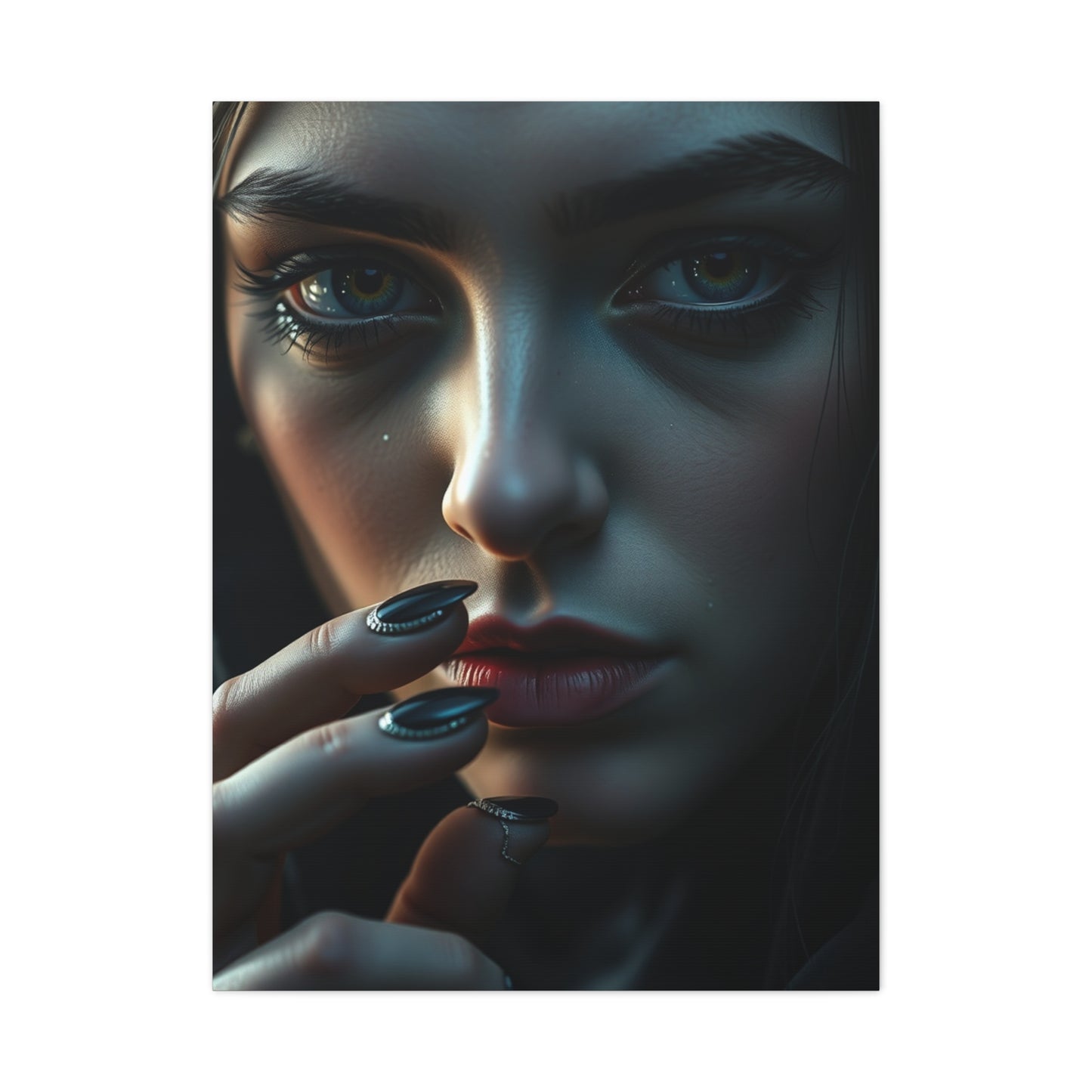 Ebon Veil Canvas Wall Art & Canvas Print