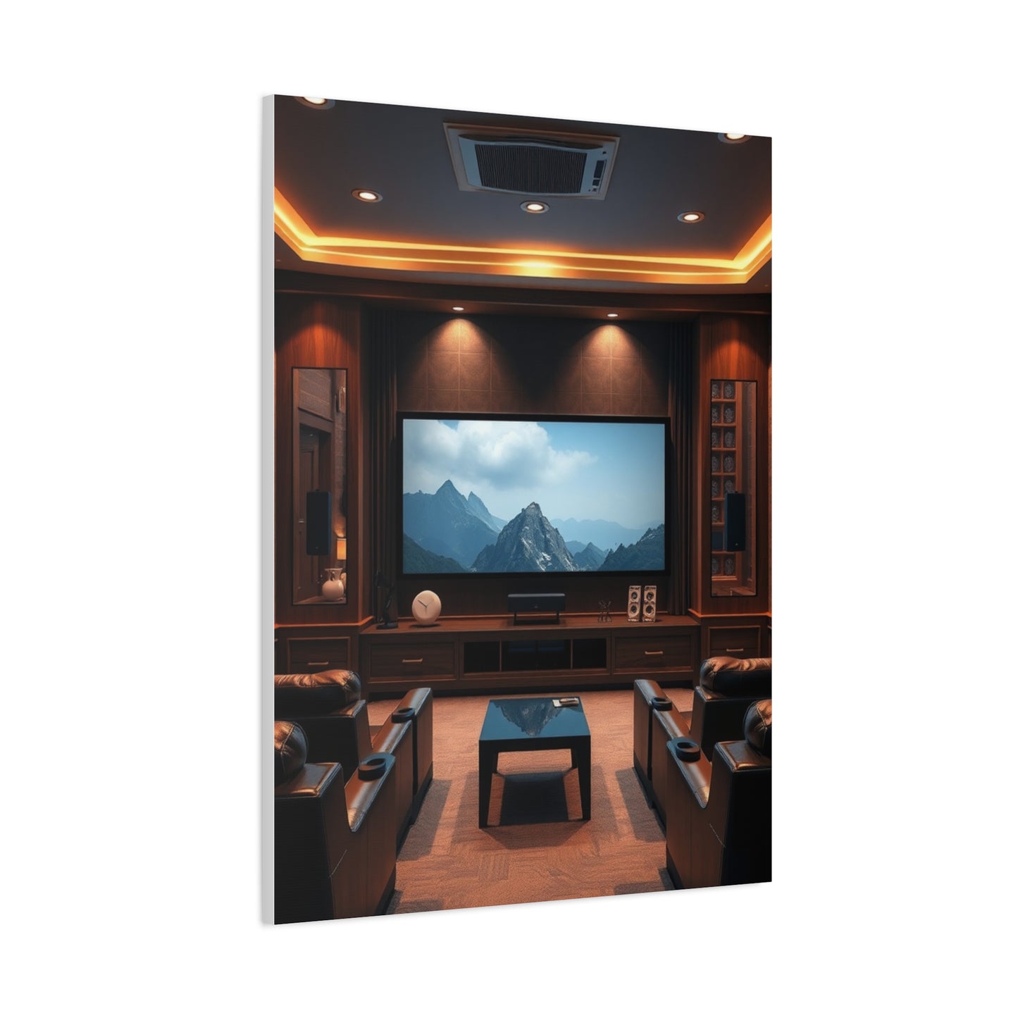 Refined Cinematic Tableau Wall Art & Canvas Print
