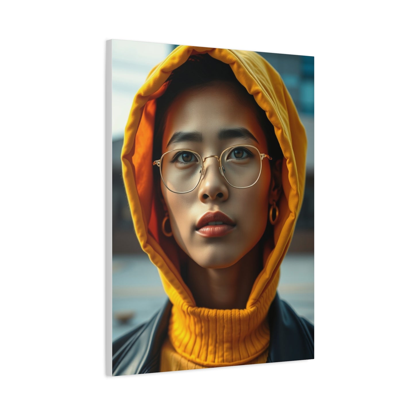 Lustrous Marigold Mural Wall Art & Canvas Print