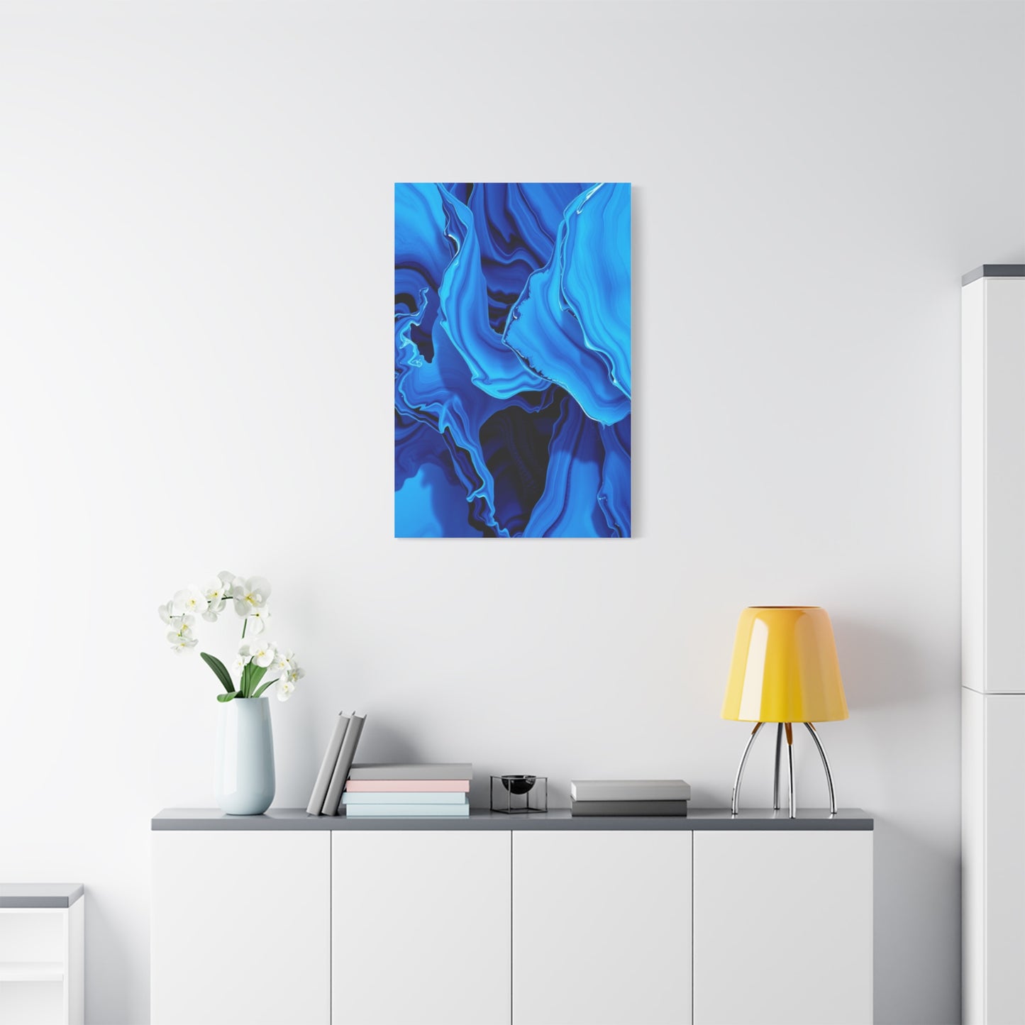 Blue Abstract Art Supreme Gallery Wall Art & Canvas Print