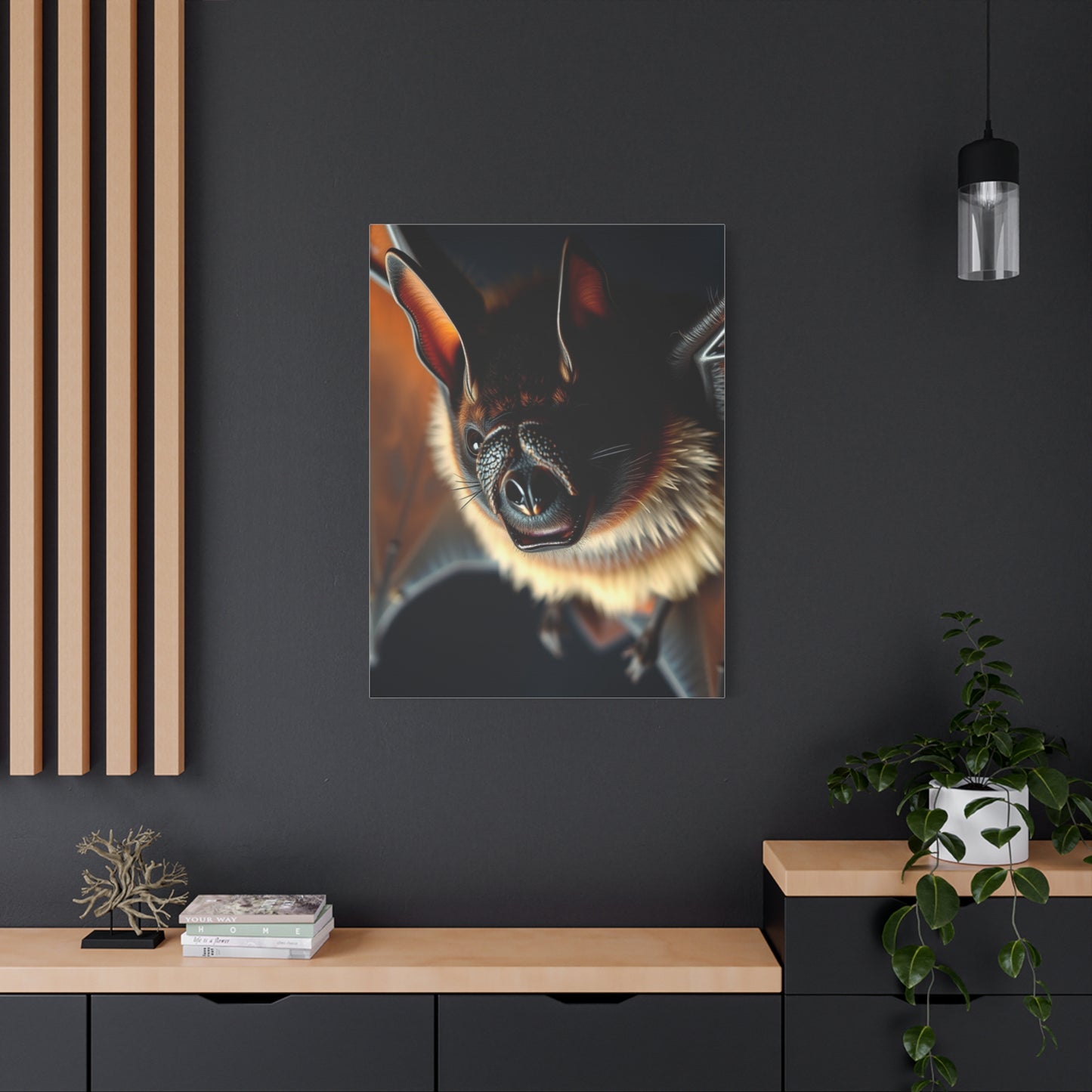 Vision Bat Art Art Wall Art & Canvas Print