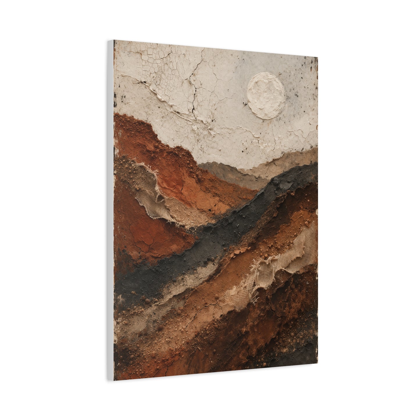 Earth Canyon Textured Landscape Wall Art & Canvas Print