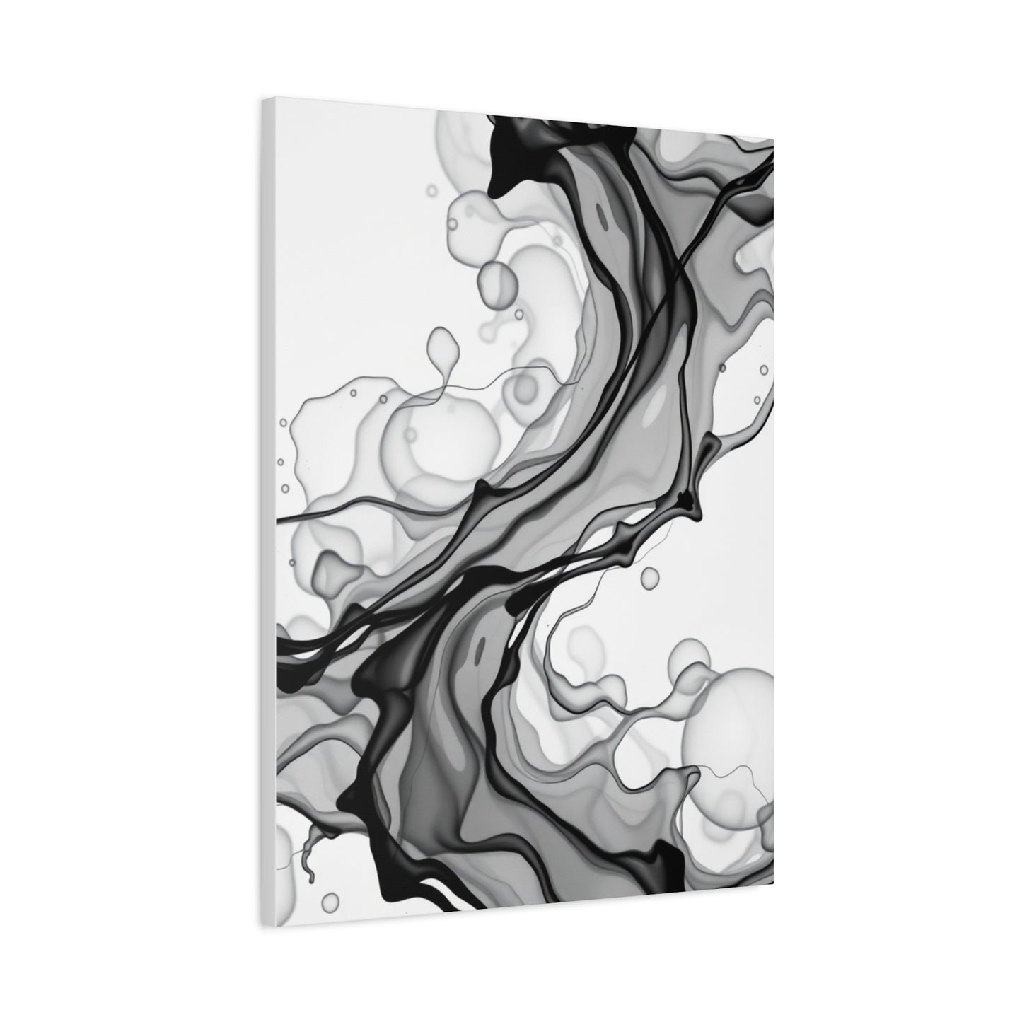 Elite Black and White Abstract Art Vision Wall Art & Canvas Print