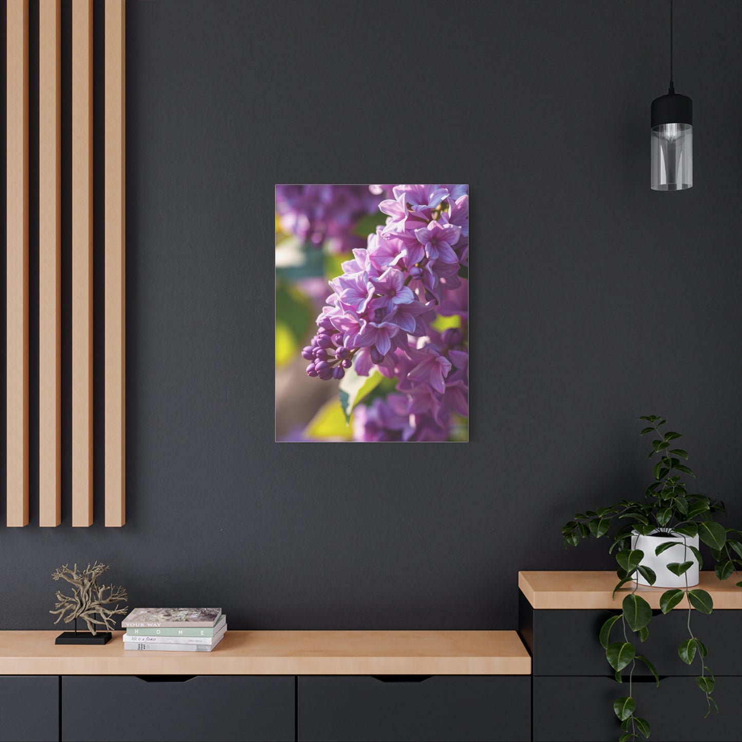 Lilac Flower Art Supreme Gallery Wall Art & Canvas Print