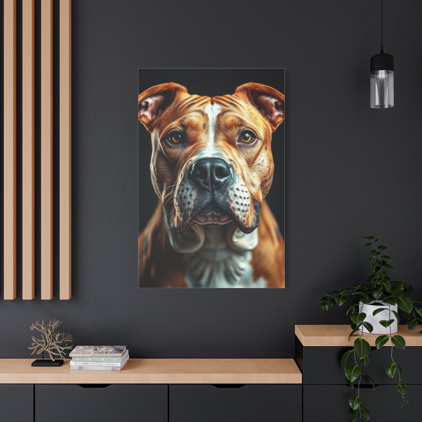 Pit Bull Art Luxury Canvas Wall Art & Canvas Print