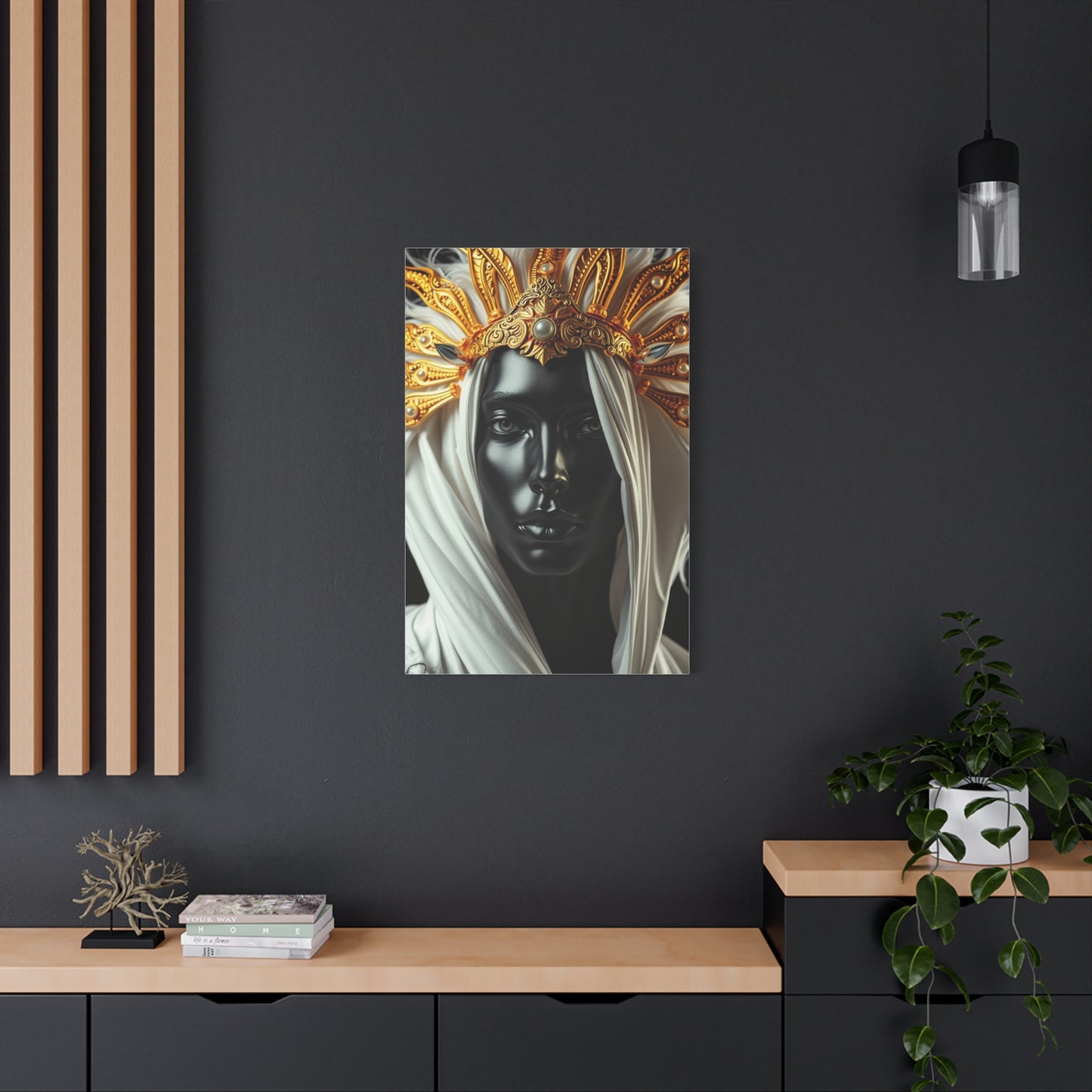 Supreme Black White and Gold Art Collection Wall Art & Canvas Print