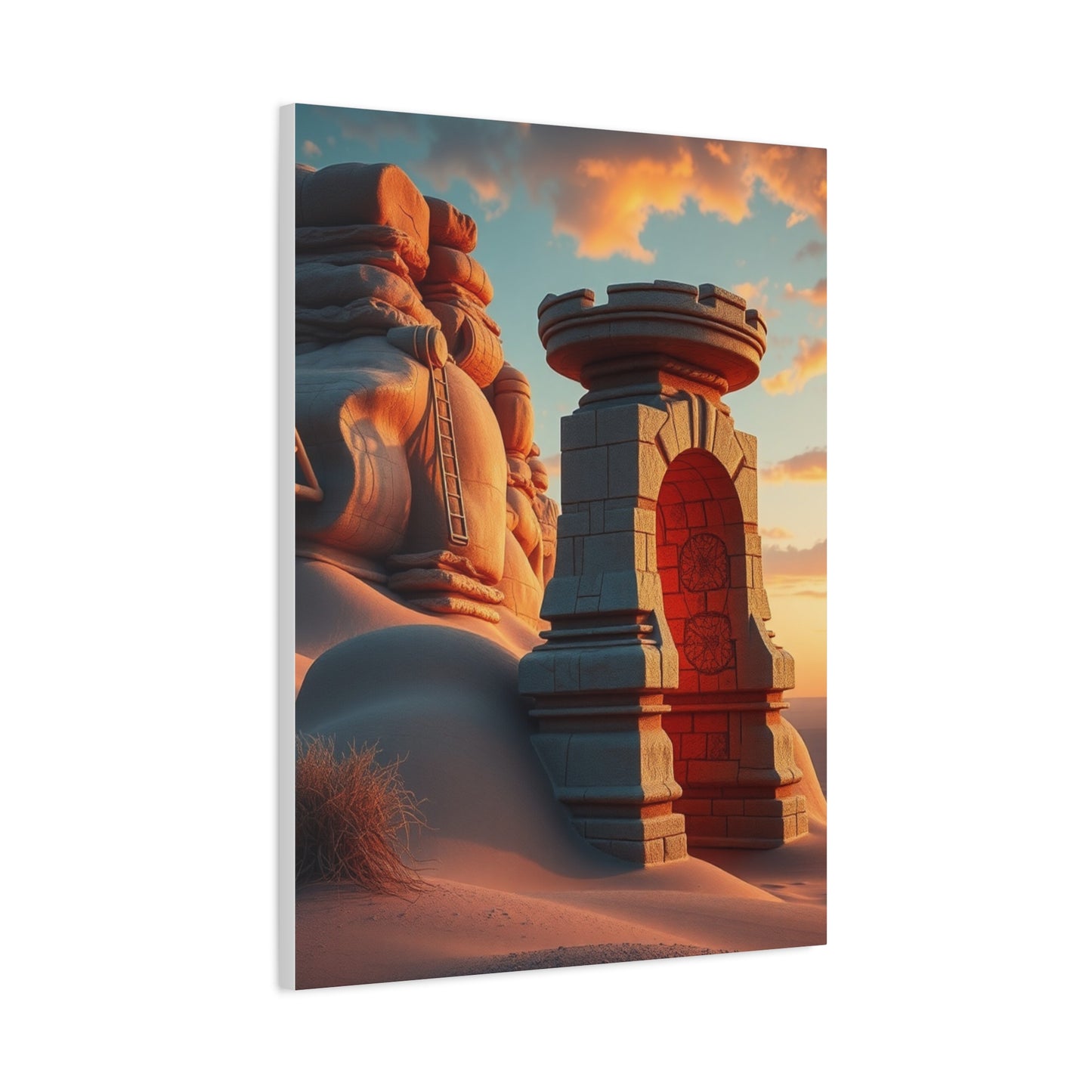Starlit Dune Panorama Wall Art & Canvas Print