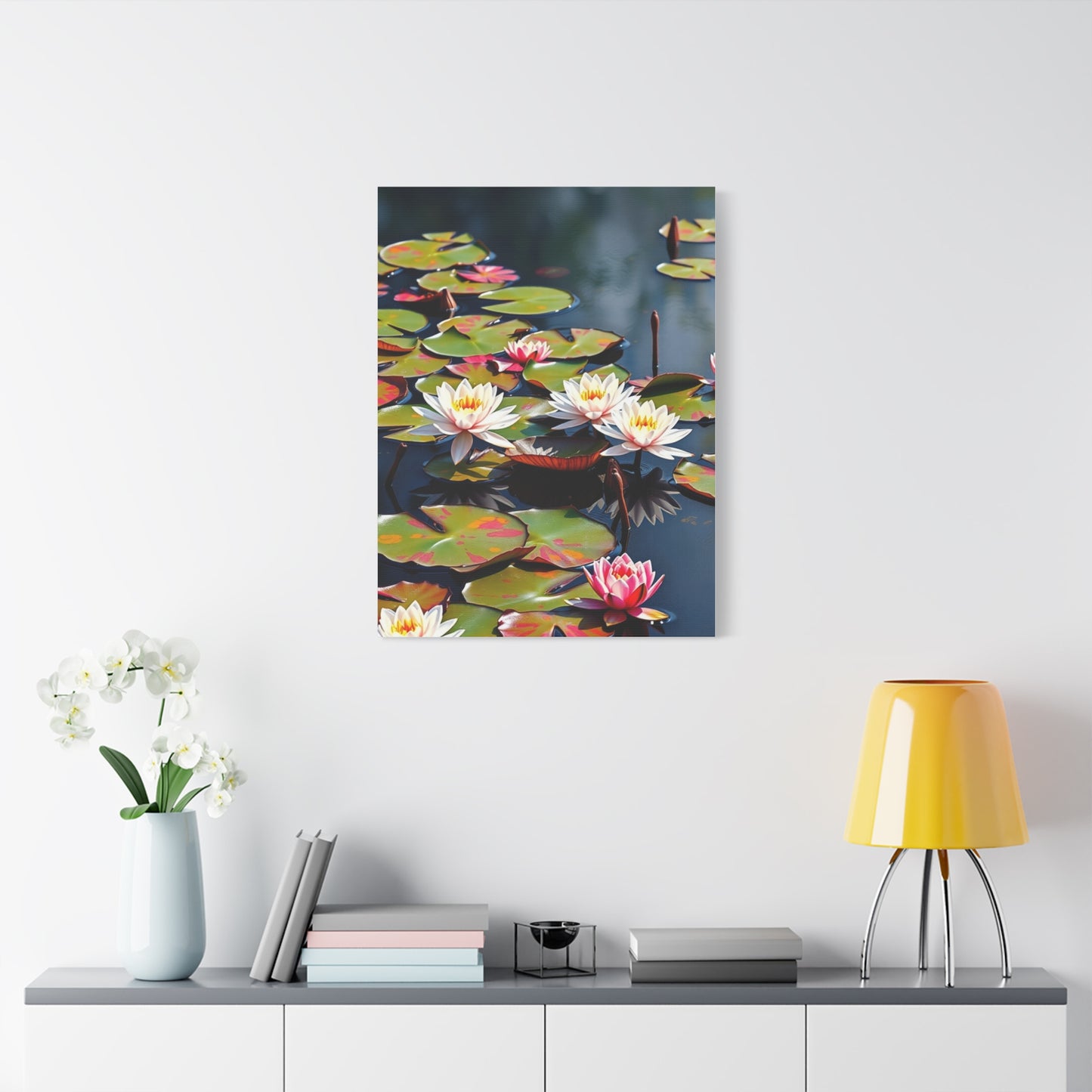 Claude Monet Water Lilies Art Luxury Canvas Wall Art & Canvas Print