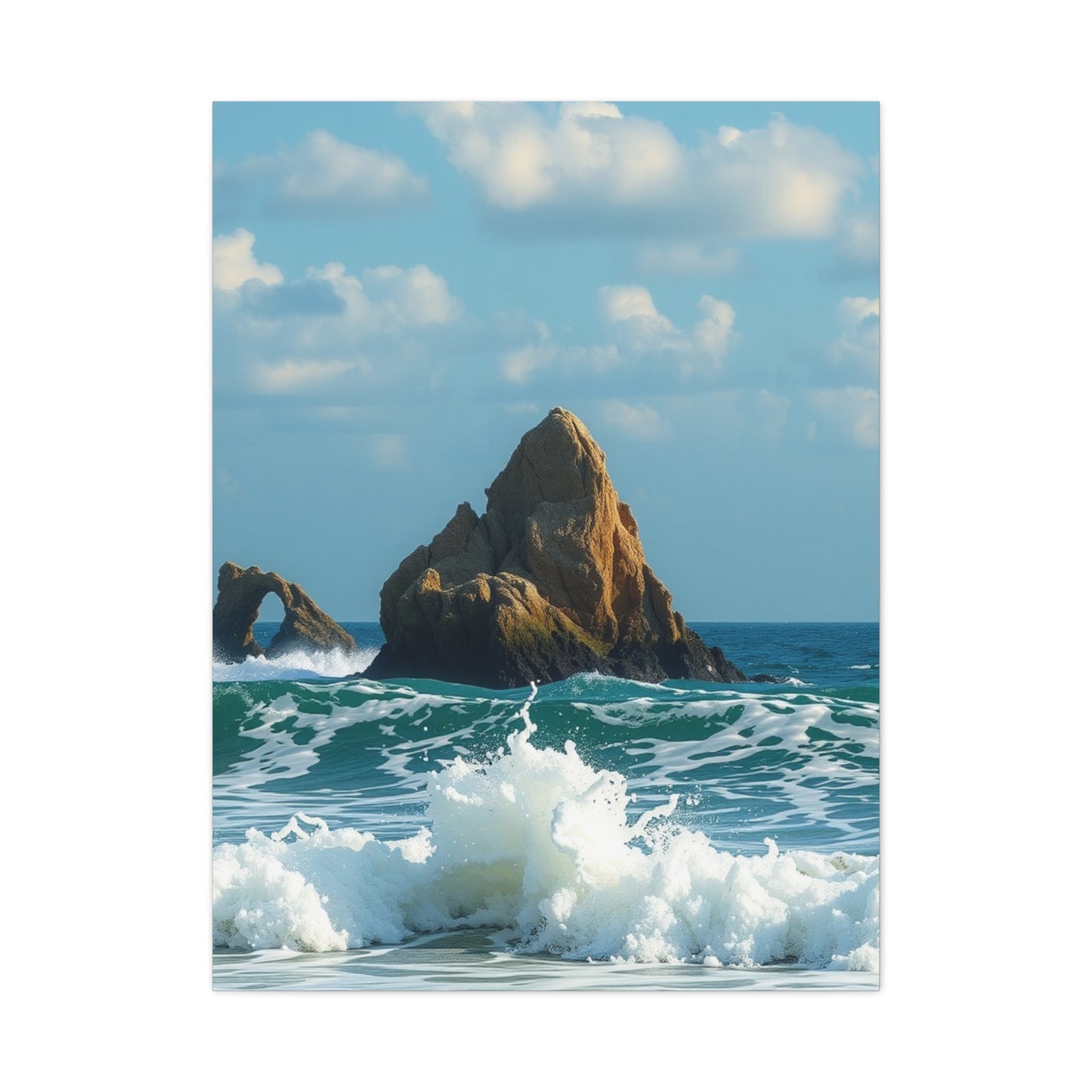 Beachfront Tranquility Art Wall Art & Canvas Print