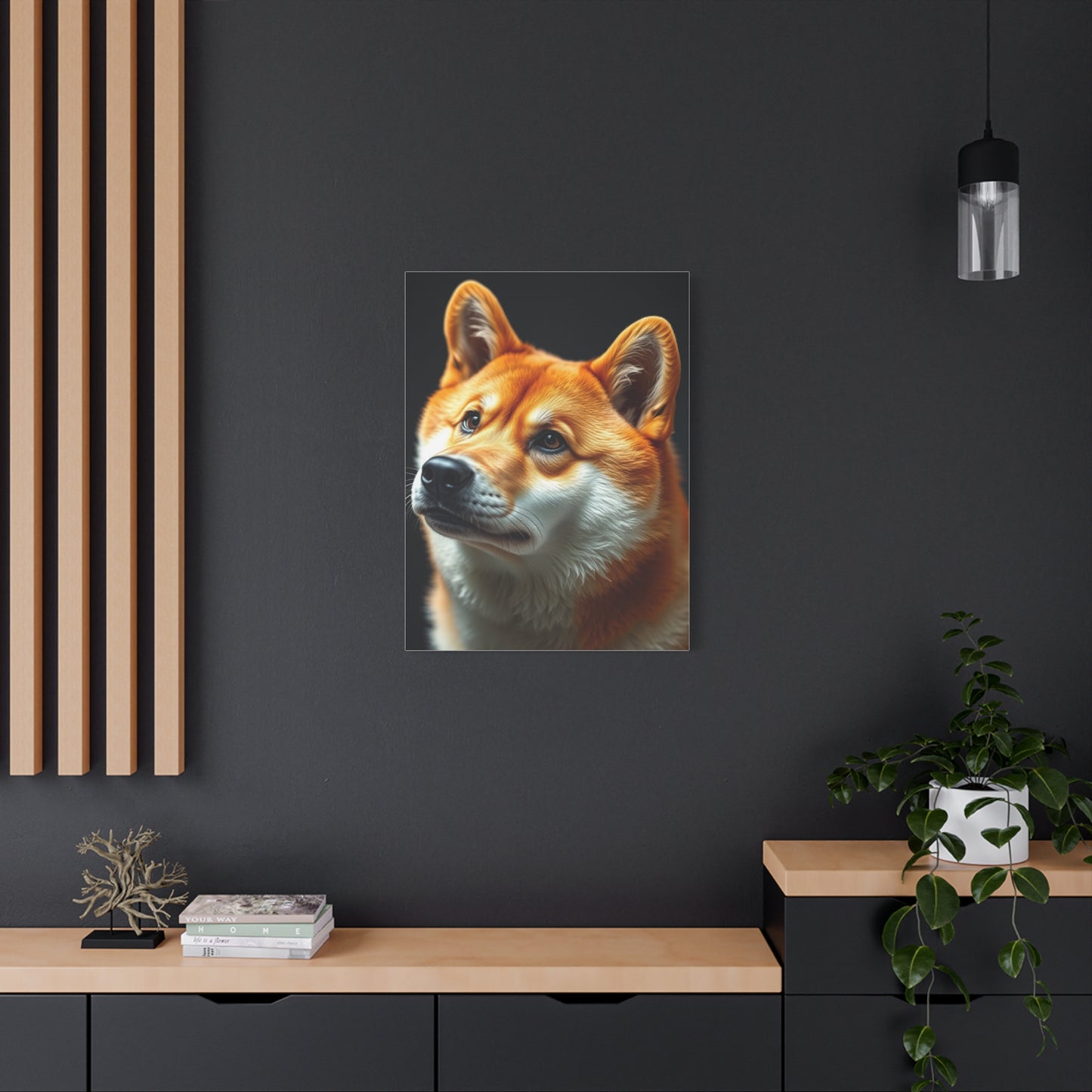 Shiba Inu Dog Art Luxury Canvas Wall Art & Canvas Print