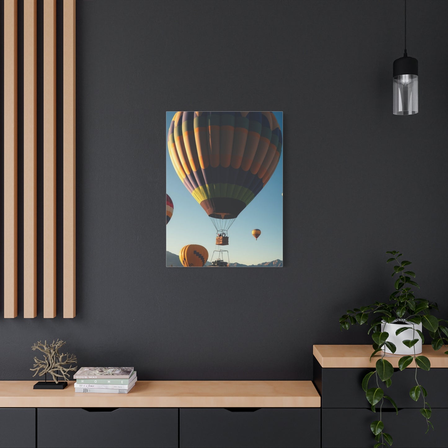 Vision Hot Air Balloon Art Art Wall Art & Canvas Print