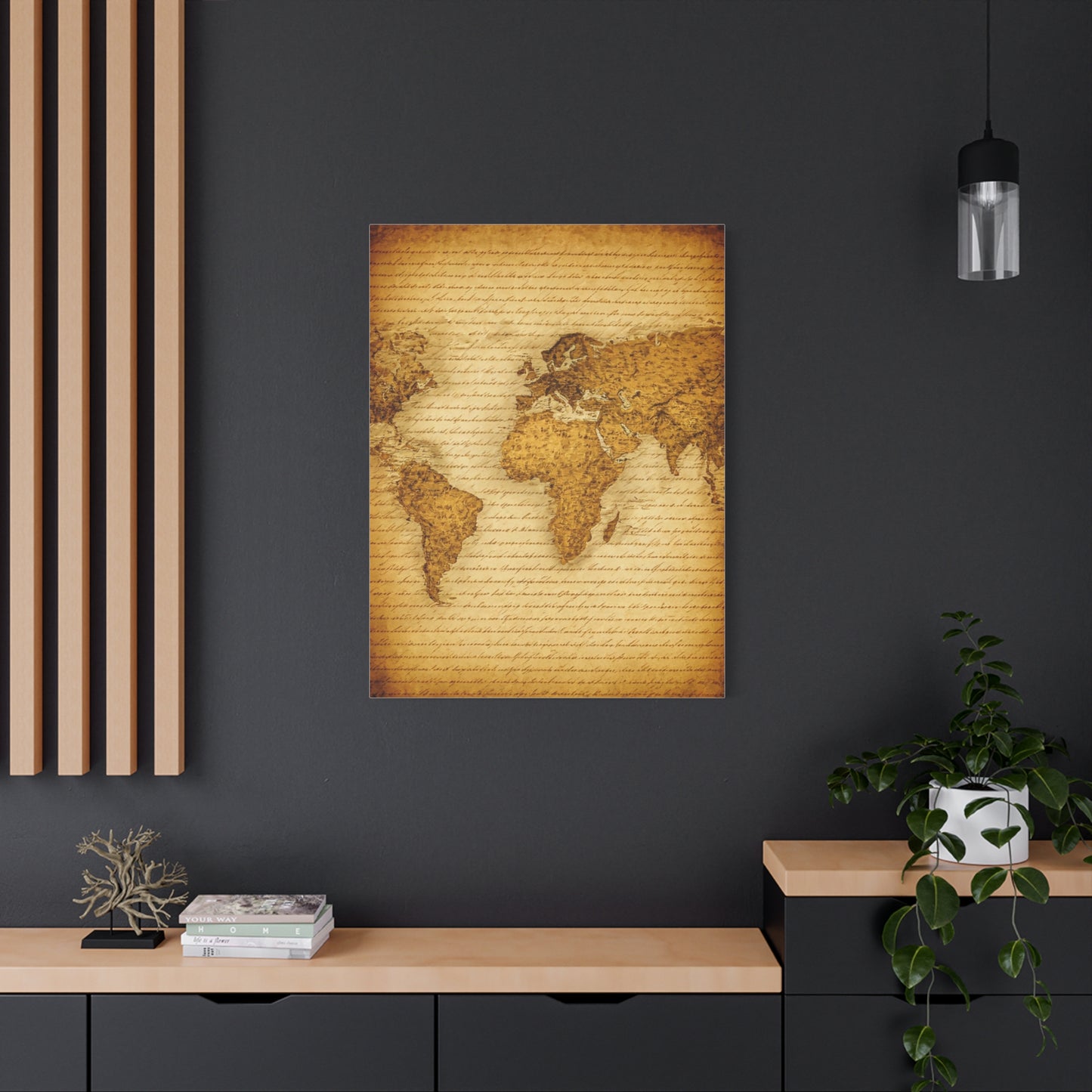 Classic Nautical Map with Ships Wall Art & Canvas Prints