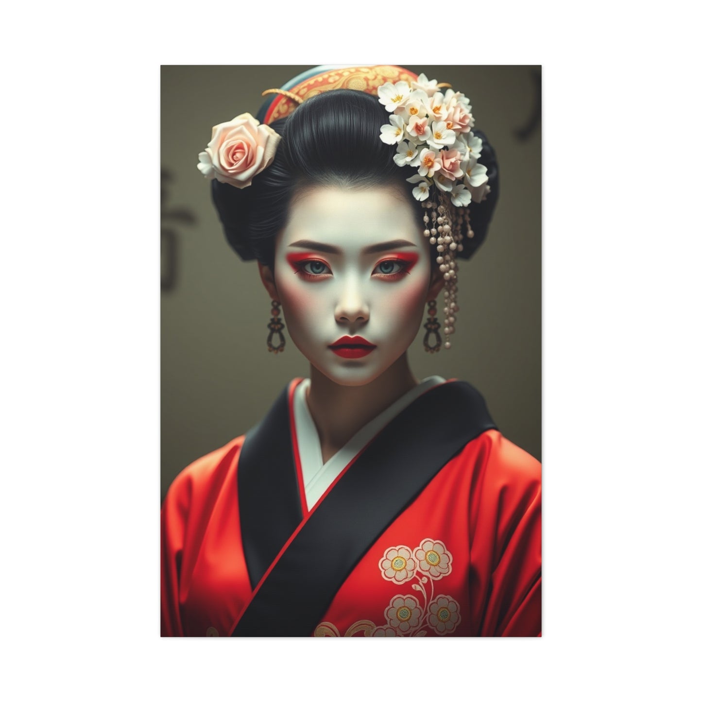 Geisha Art Refined Canvas Wall Art & Canvas Print