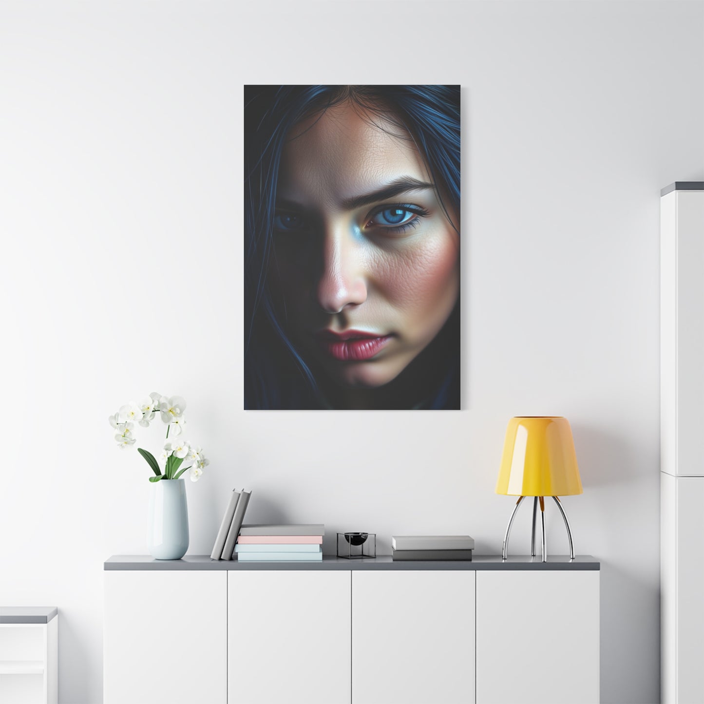 Azure Elegance Canvas Wall Art & Canvas Print