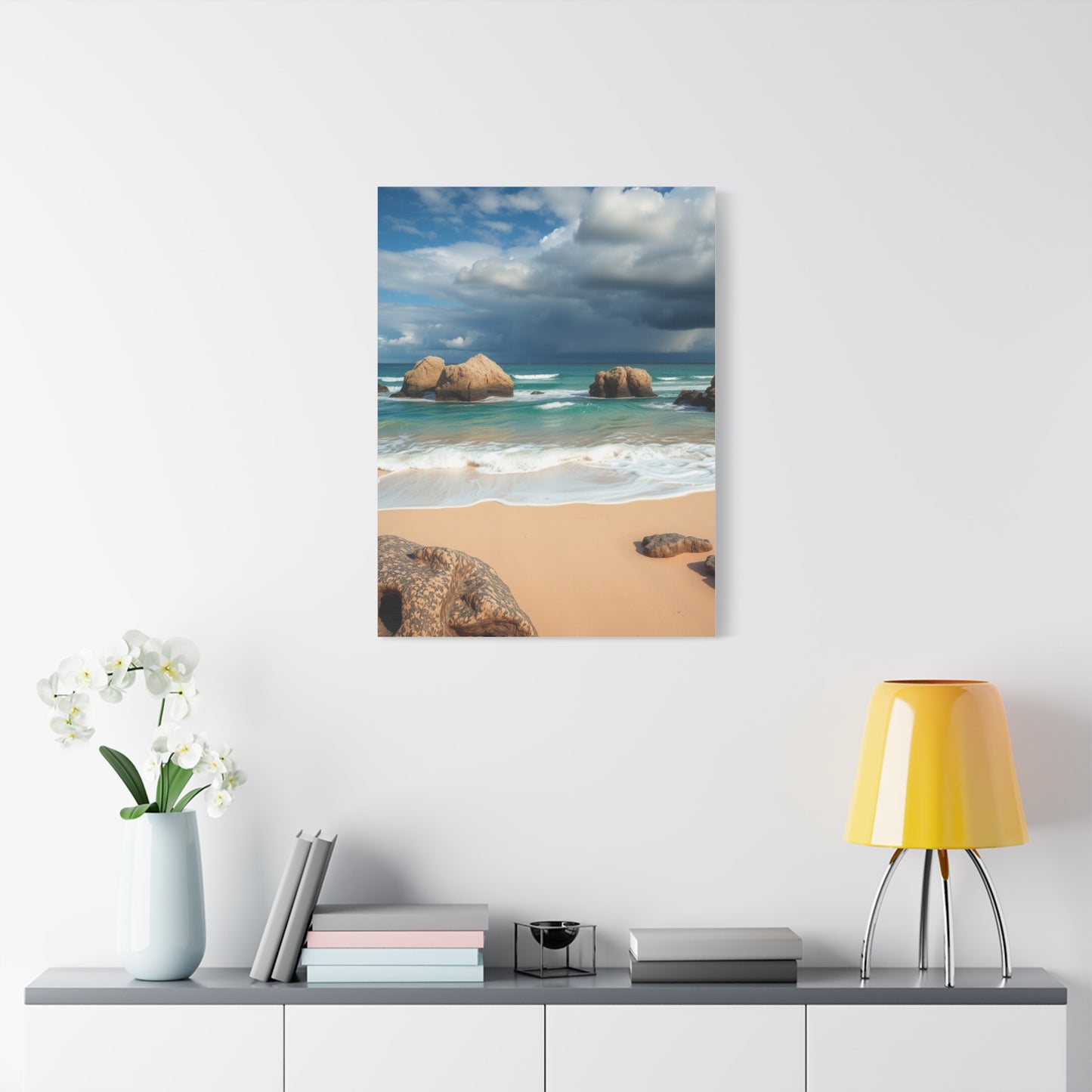 Opulent Shoreline Masterpiece Wall Art & Canvas Print