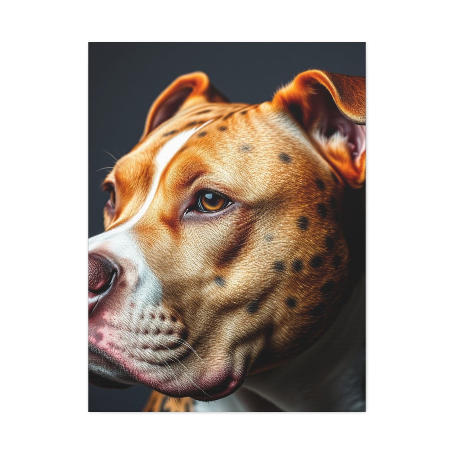 Vision Pit Bull Art Art Wall Art & Canvas Print