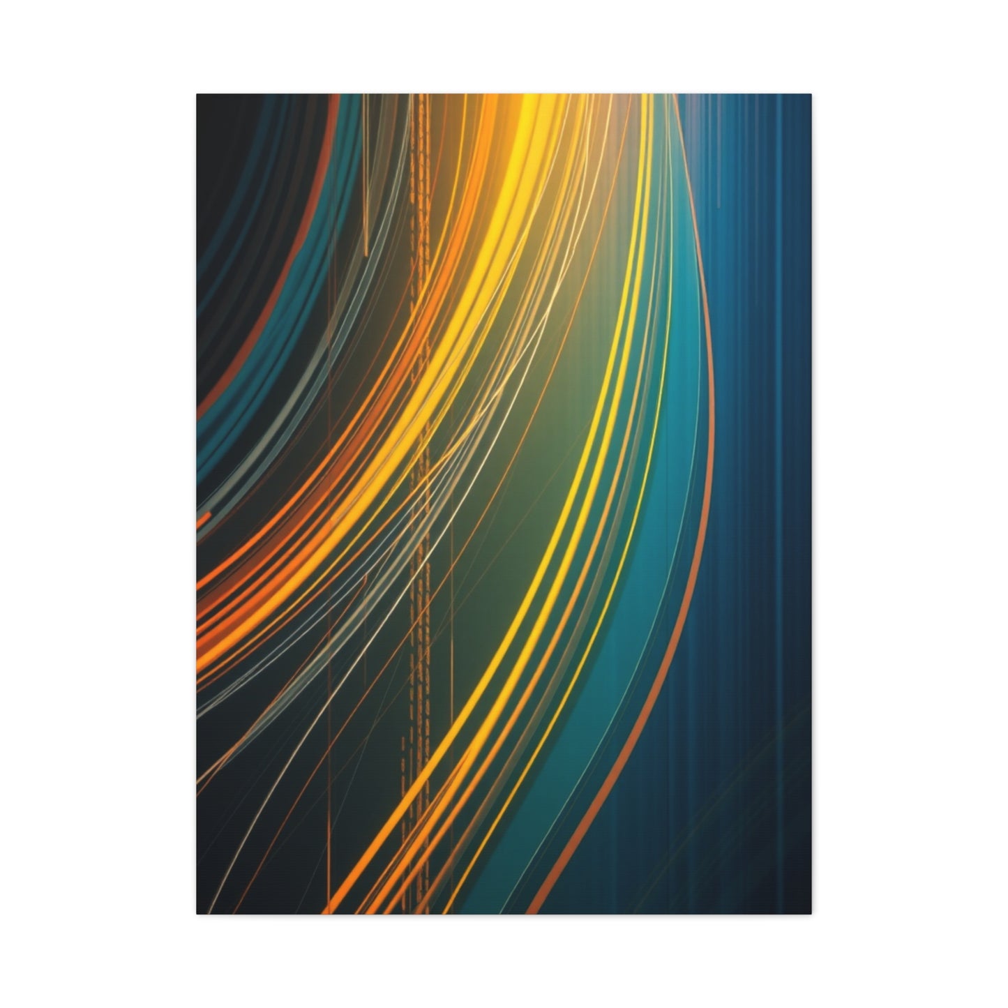 Vision Linear Abstract Art Art Wall Art & Canvas Print