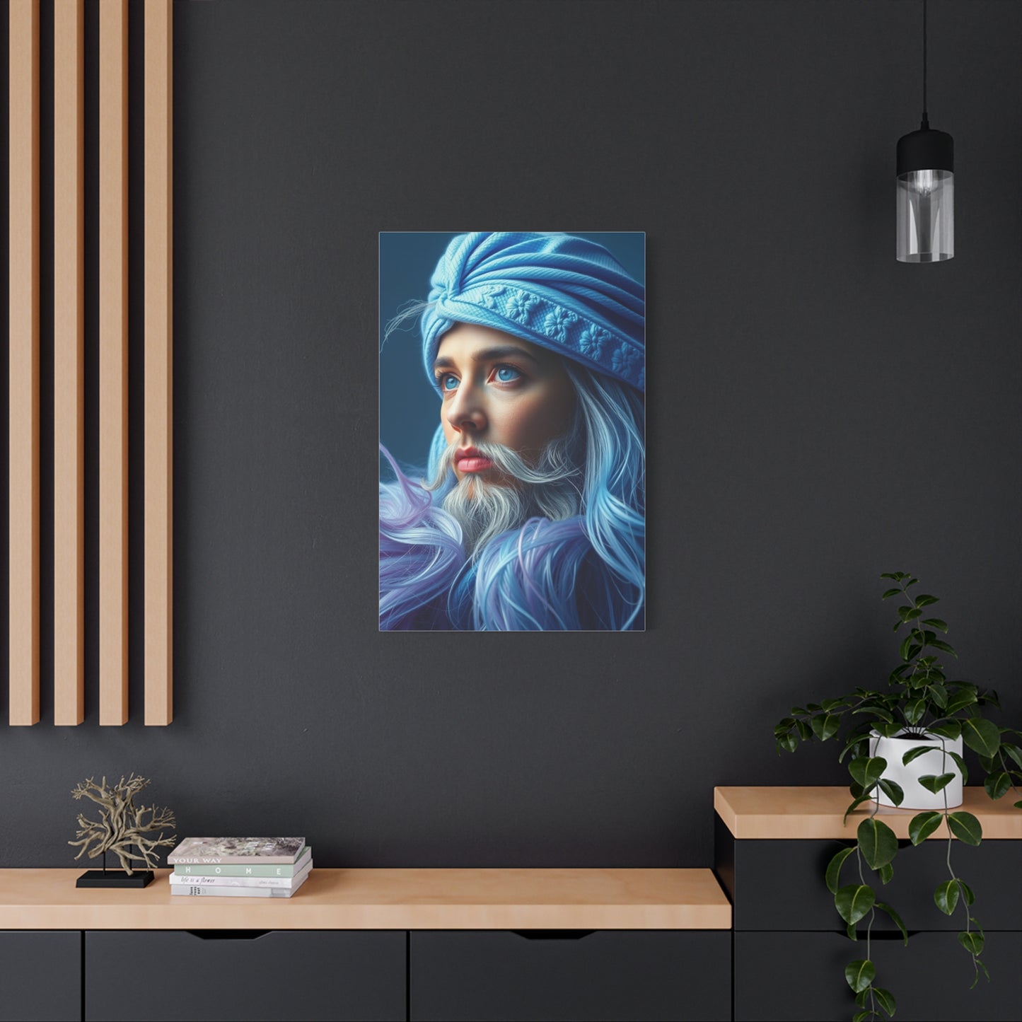 Blue & Gray Art Supreme Gallery Wall Art & Canvas Print
