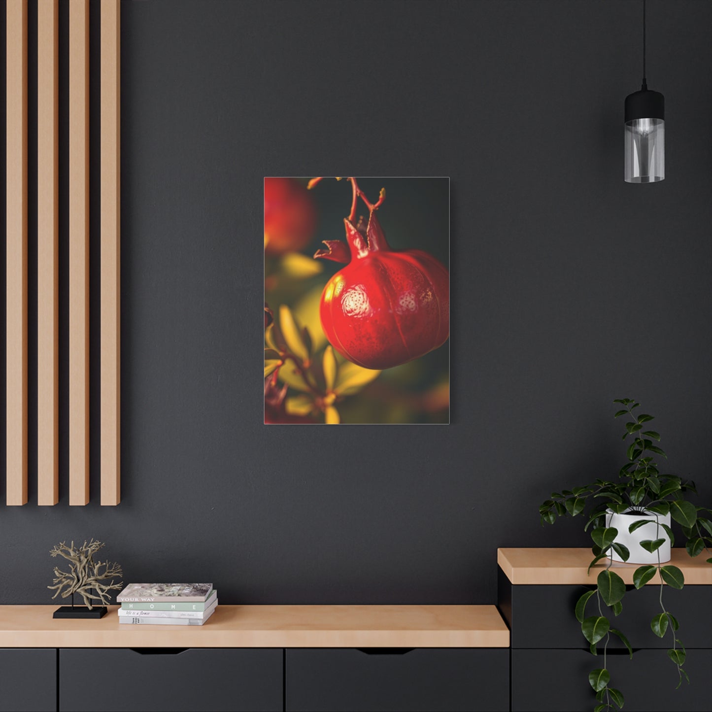 Supreme Pomegranate Noir Wall Art Collection Wall Art & Canvas Print