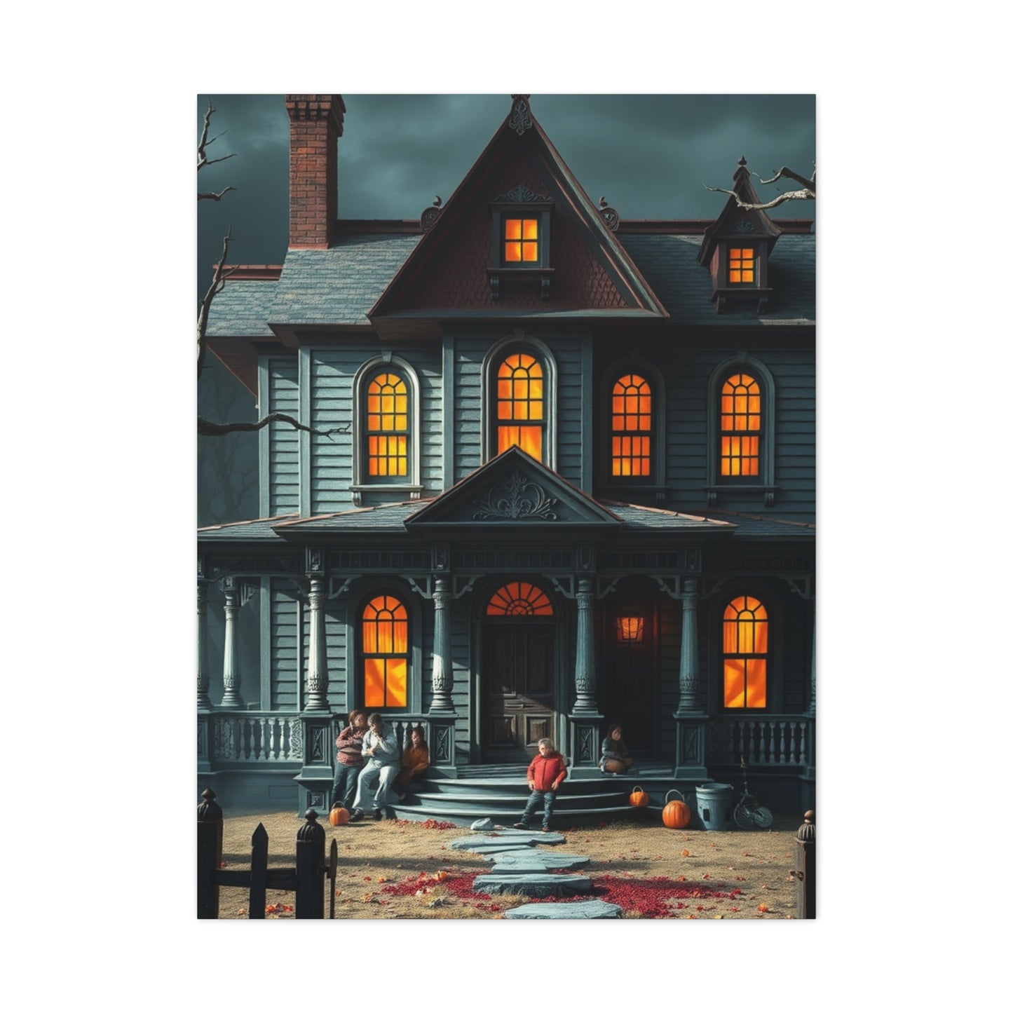 Haunted House Art Refined Canvas Wall Art & Canvas Print