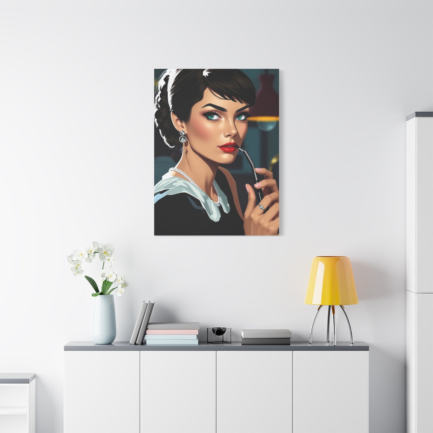 Supreme Breakfast At Tiffany’s Characters Art Collection Wall Art & Canvas Print