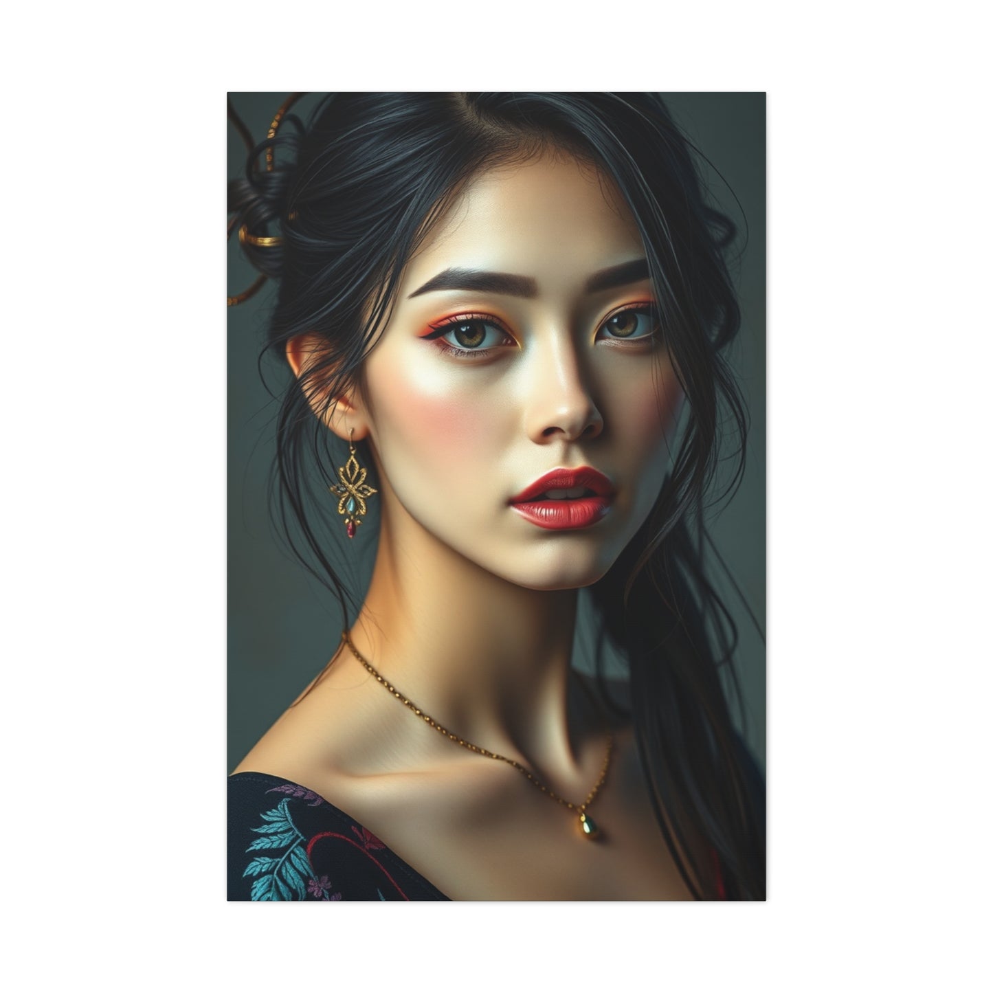 Mystical Nymph Painting Wall Art & Canvas Print