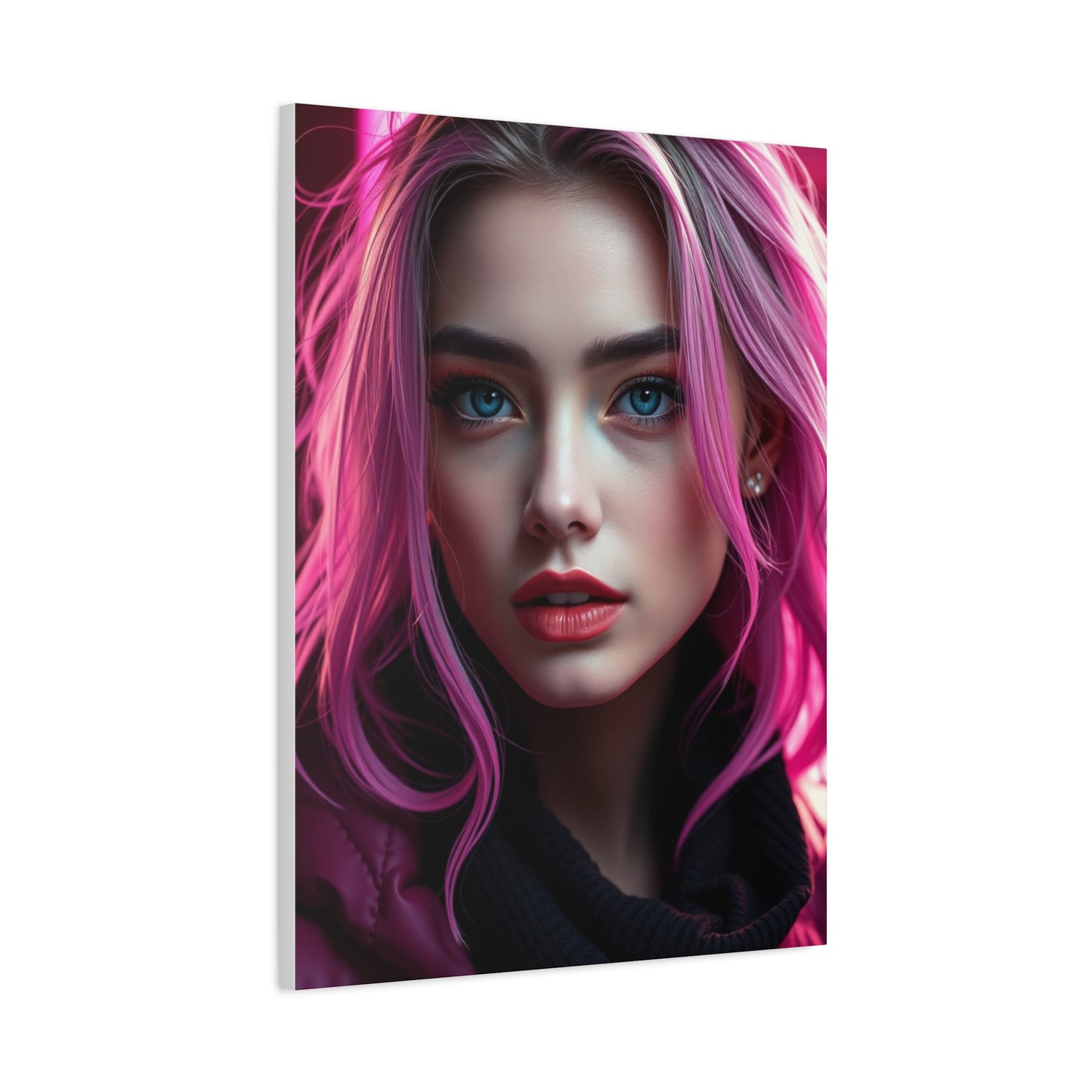 Chic Fuchsia Tapestry Wall Art & Canvas Print