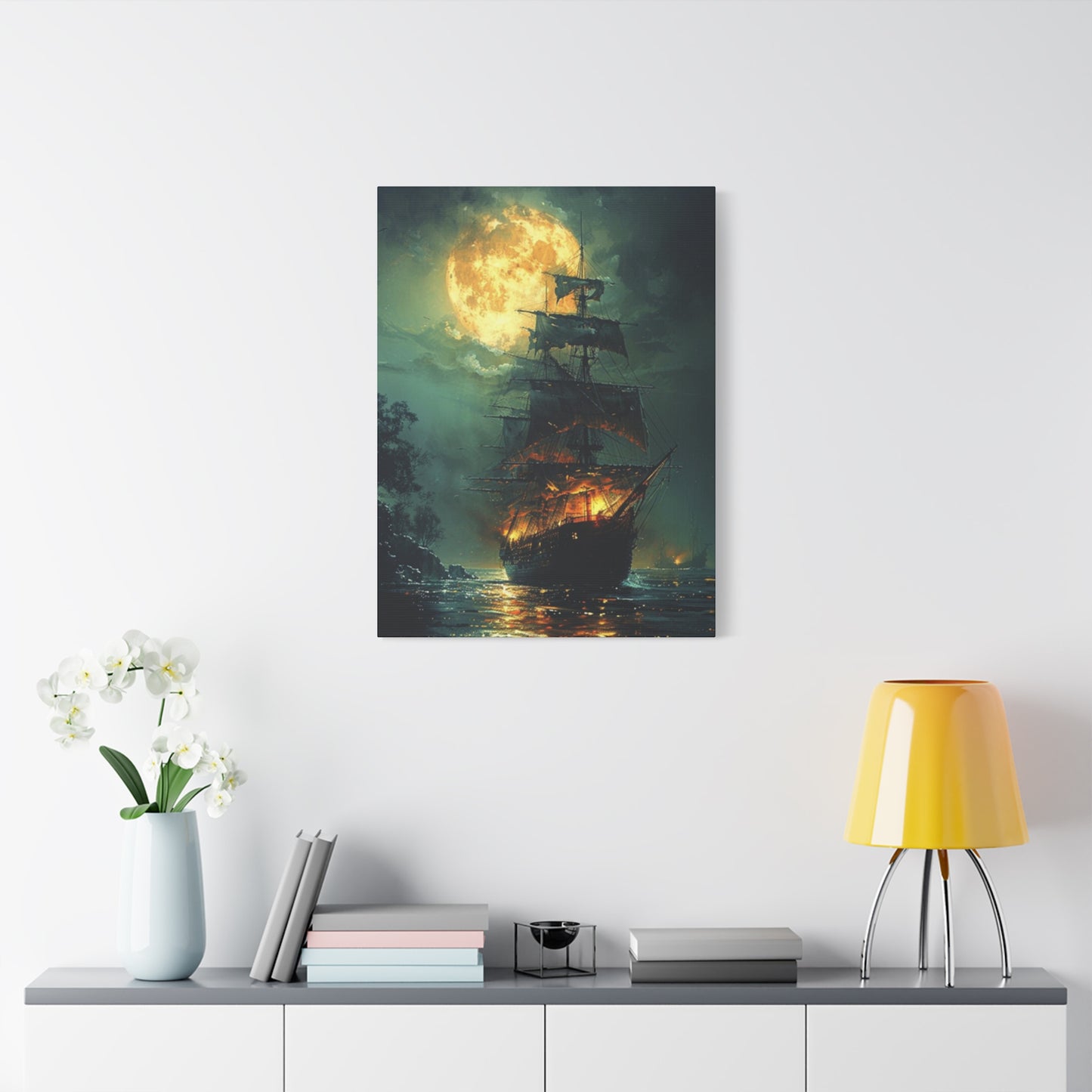 Large Ship Sailing Painting Wall Art & Canvas Prints