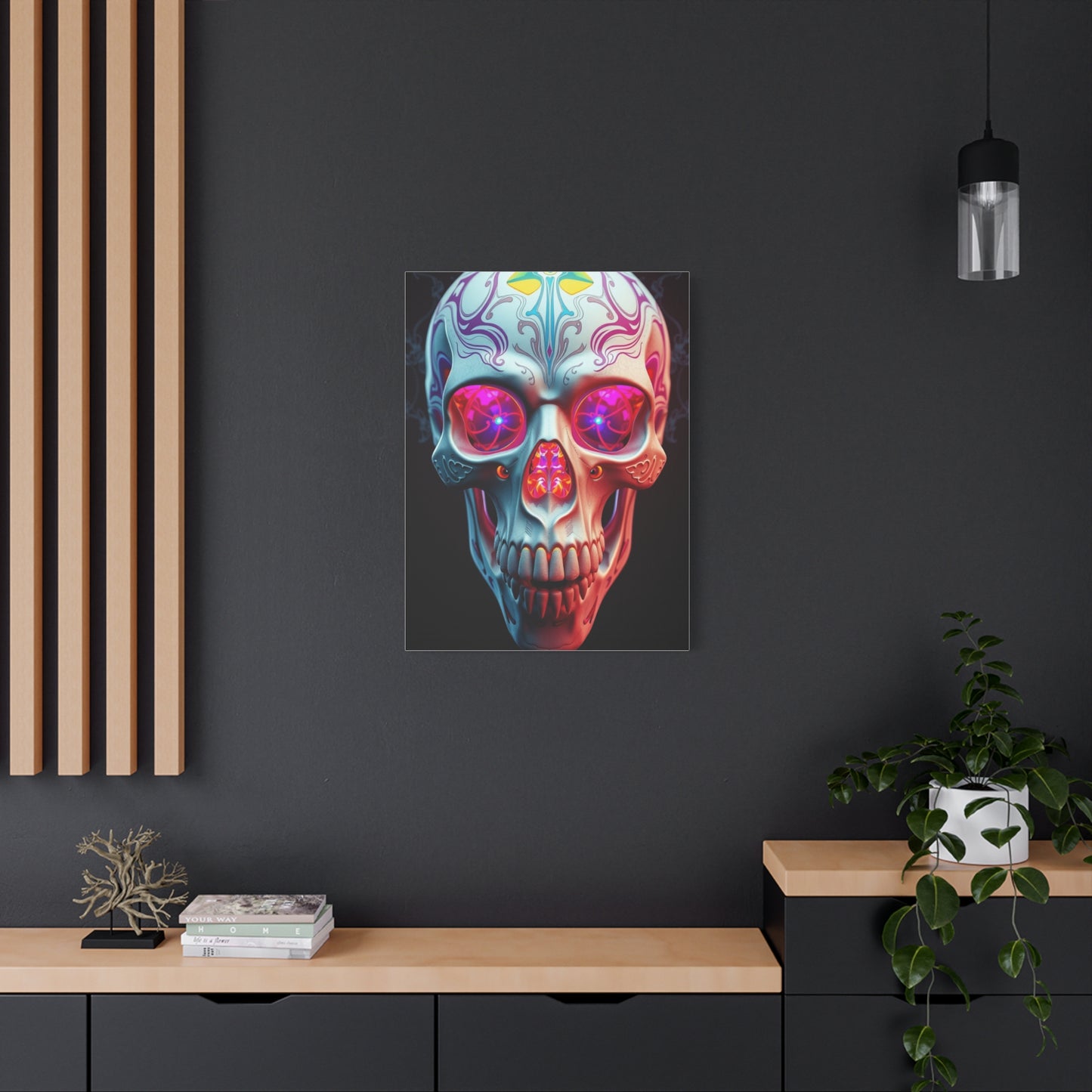 Vision 3D Trippy Skull Art By Ali Gulec Art Art Wall Art & Canvas Print