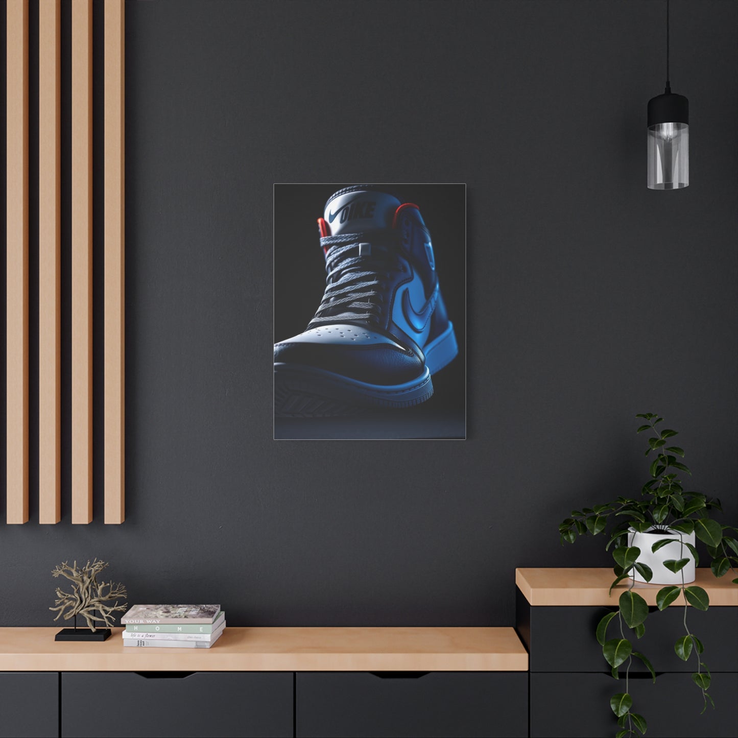 Ornate Kicks Illustration Wall Art & Canvas Print