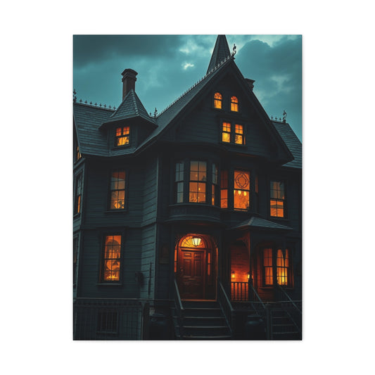 Vision Haunted House Art Art Wall Art & Canvas Print