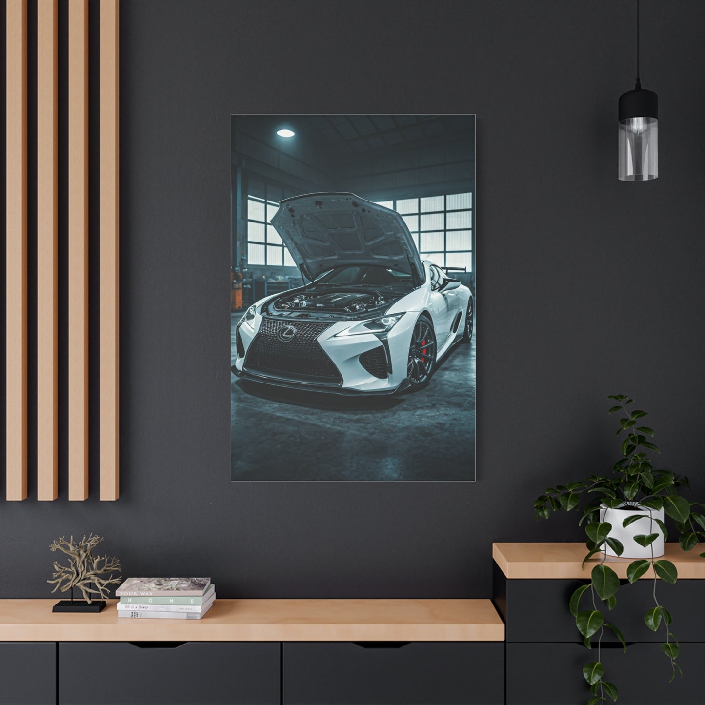 Lexus LC 500 Night Workshop Mood Wall Art & Canvas Prints