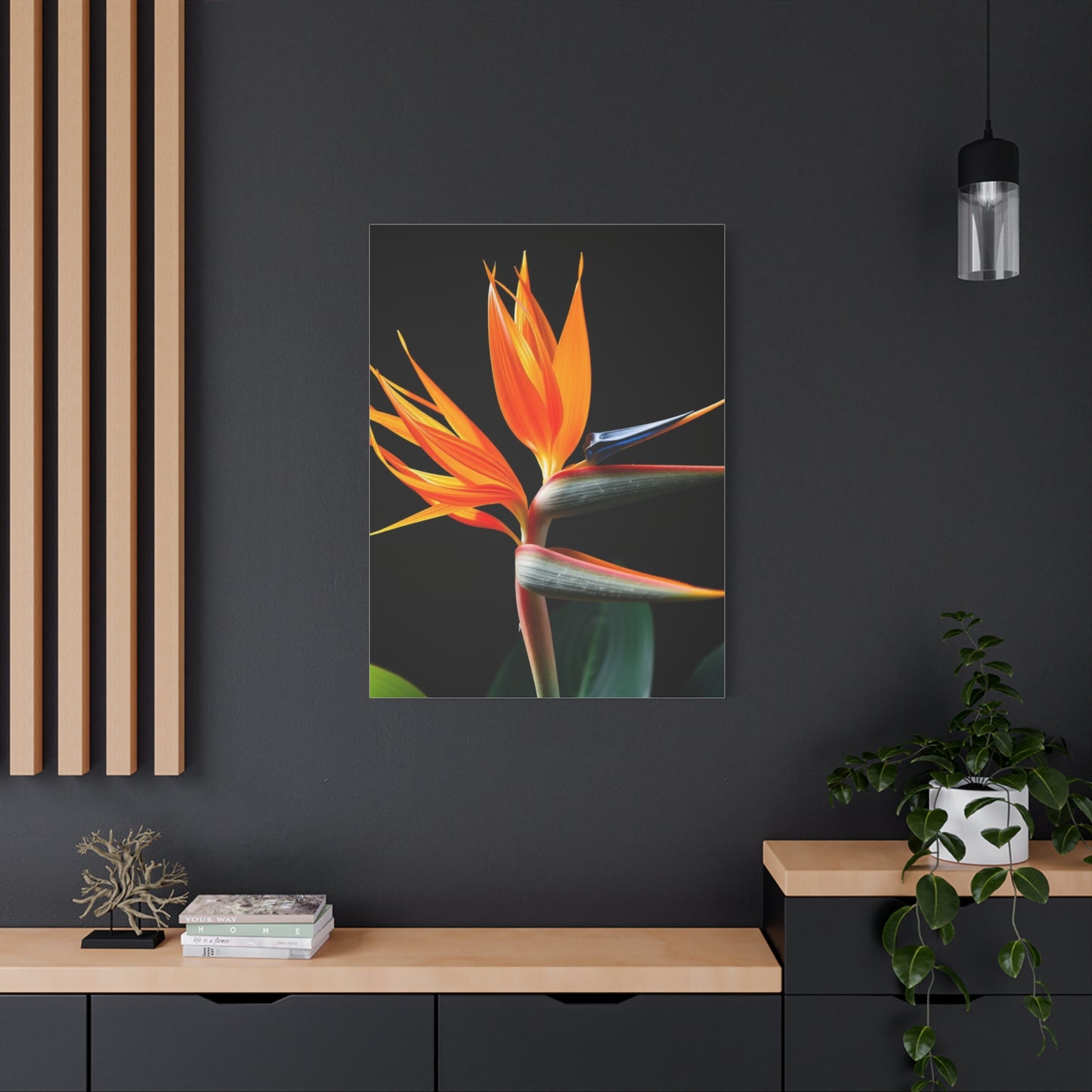 Bird of Paradise Plant Art Luxury Canvas Wall Art & Canvas Print