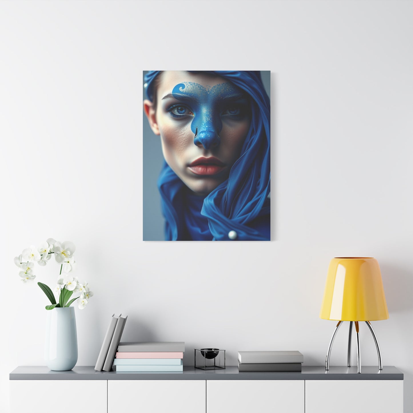 Navy Blue Art Luxury Canvas Wall Art & Canvas Print