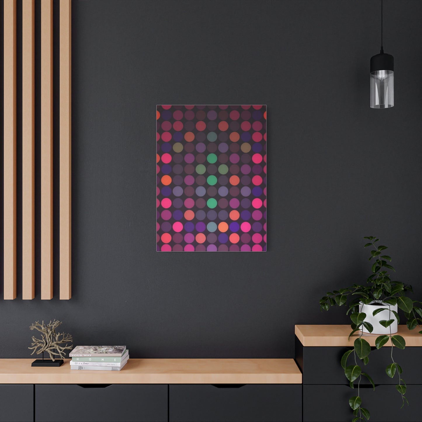 Masterpiece Polka Dot Pattern Art Vision Wall Art & Canvas Print