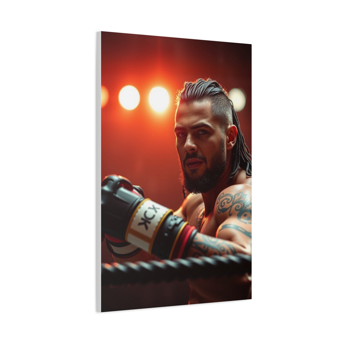 Vision Wrestling Art Art Wall Art & Canvas Print