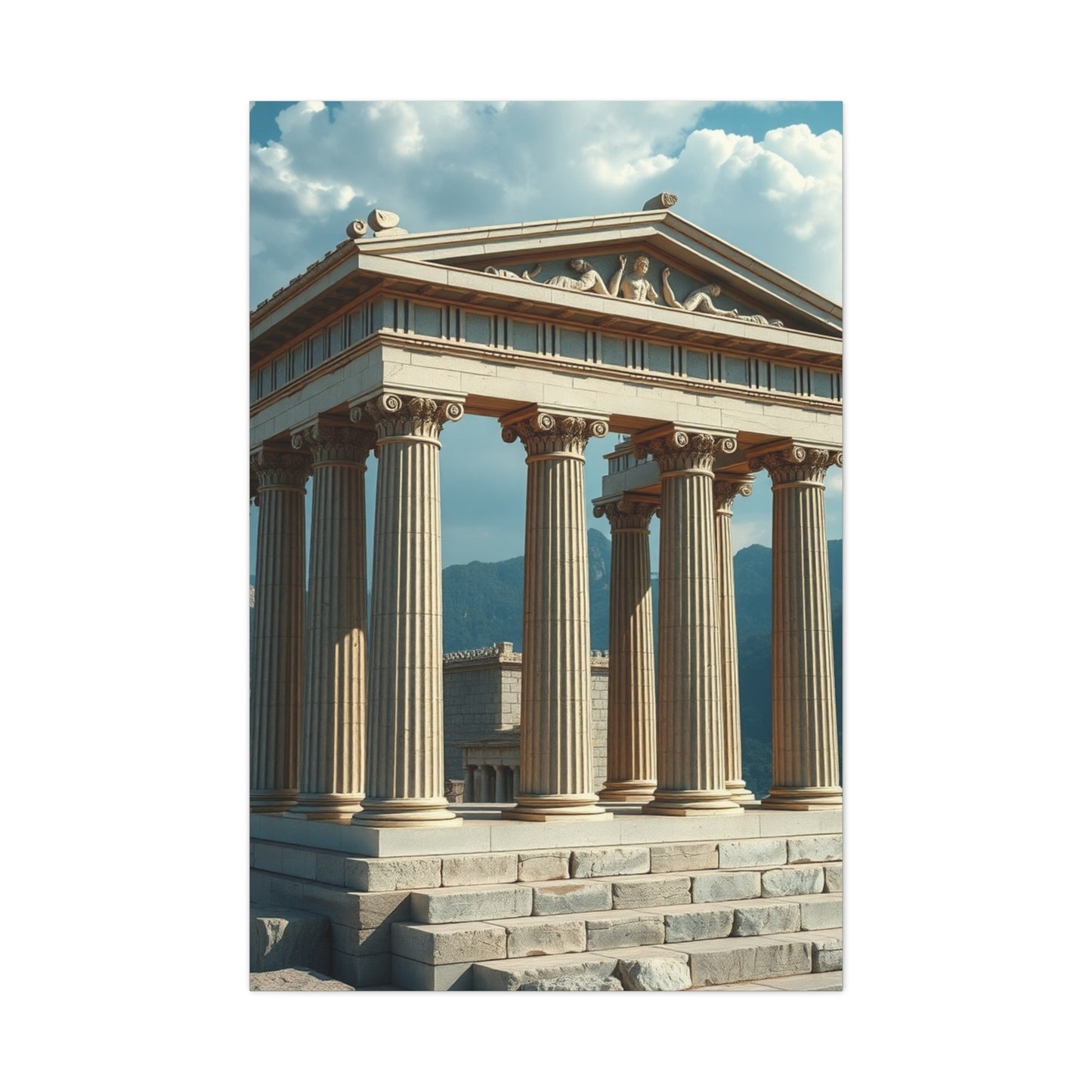 Greek Art Refined Canvas Wall Art & Canvas Print