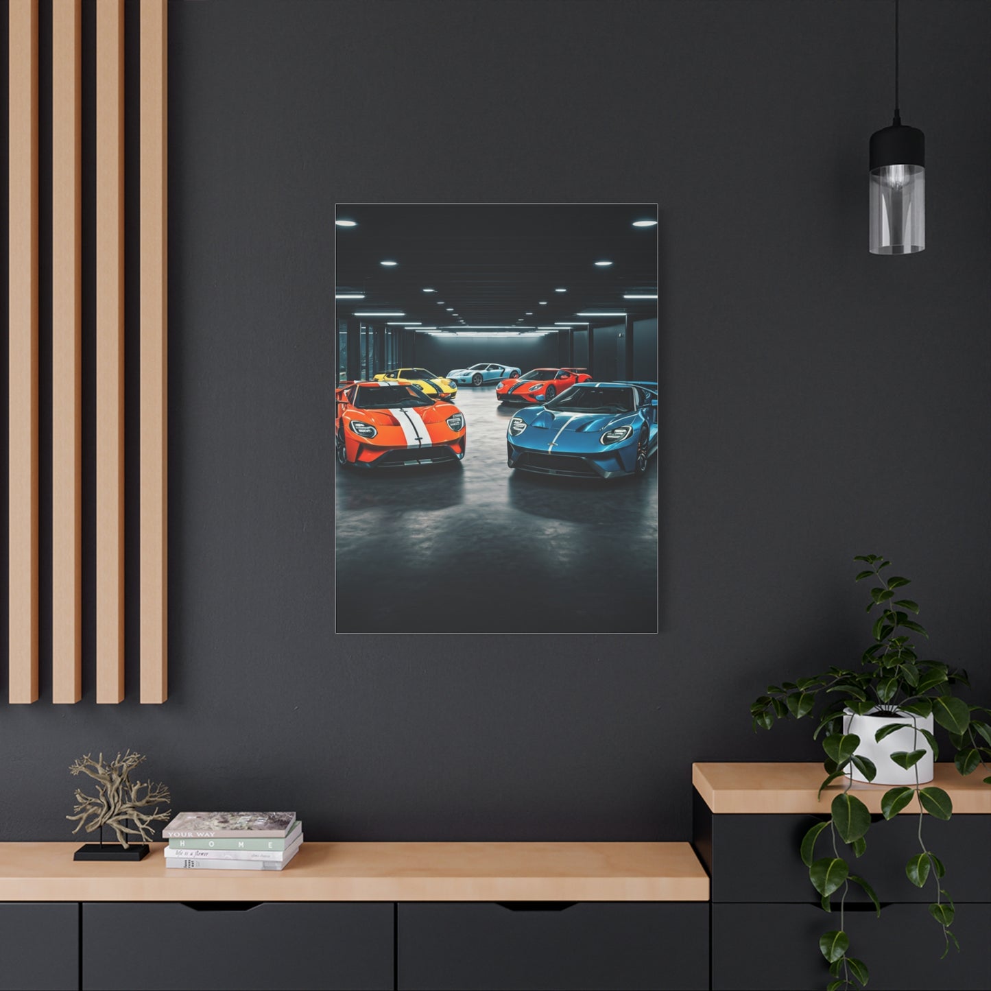 Ford GT Heritage Dream Garage Wall Art & Canvas Prints