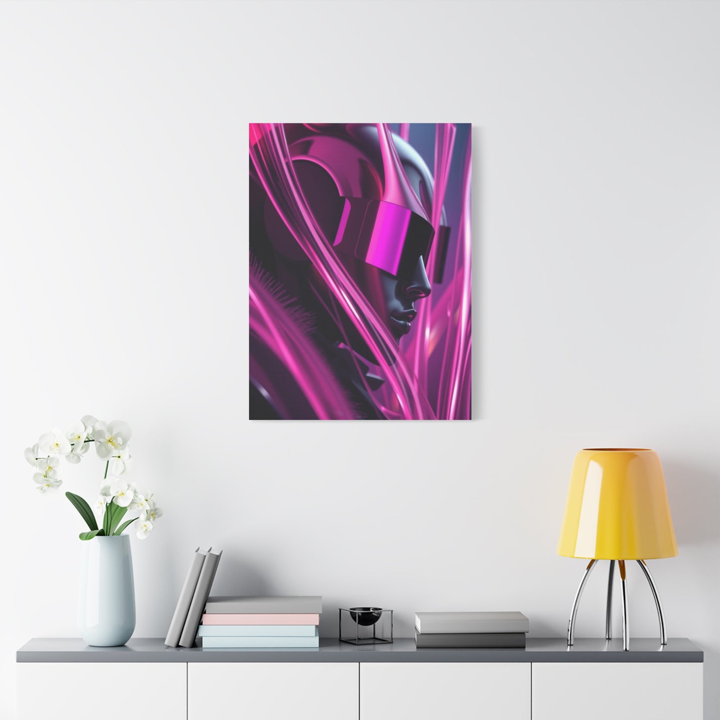 Masterpiece Black & Pink Art Vision Wall Art & Canvas Print