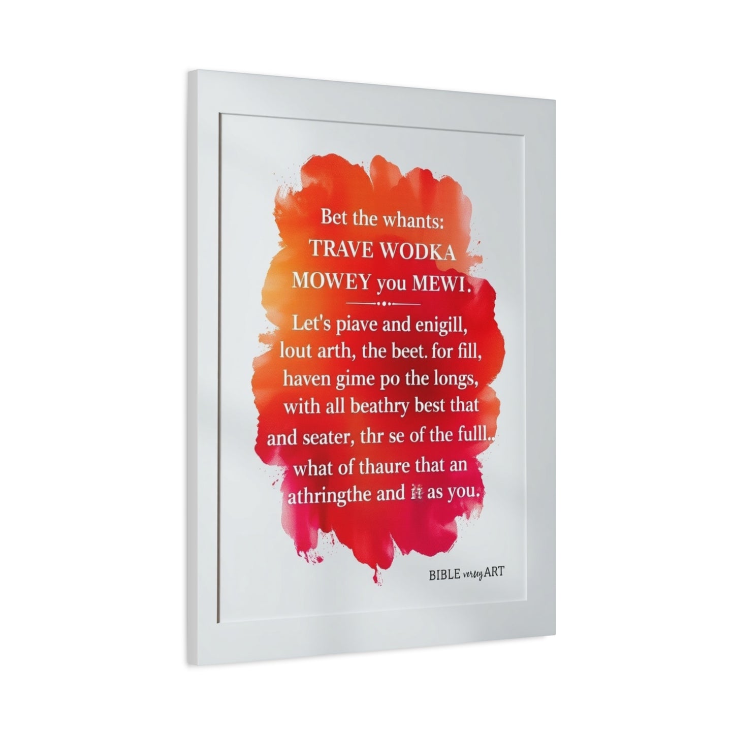 Elite Bible Verse Art Vision Wall Art & Canvas Print