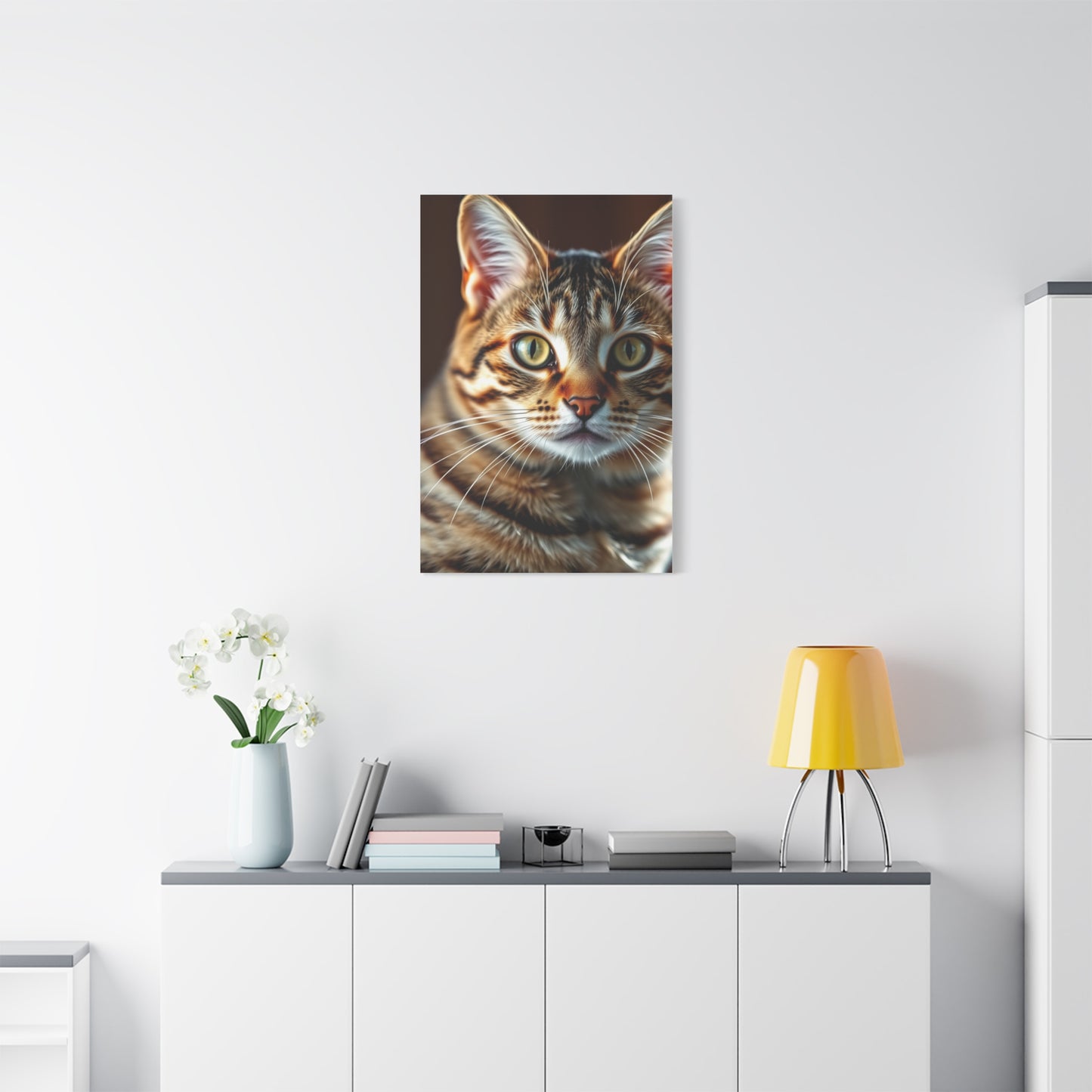 Vision Tabby Cat Art Art Wall Art & Canvas Print