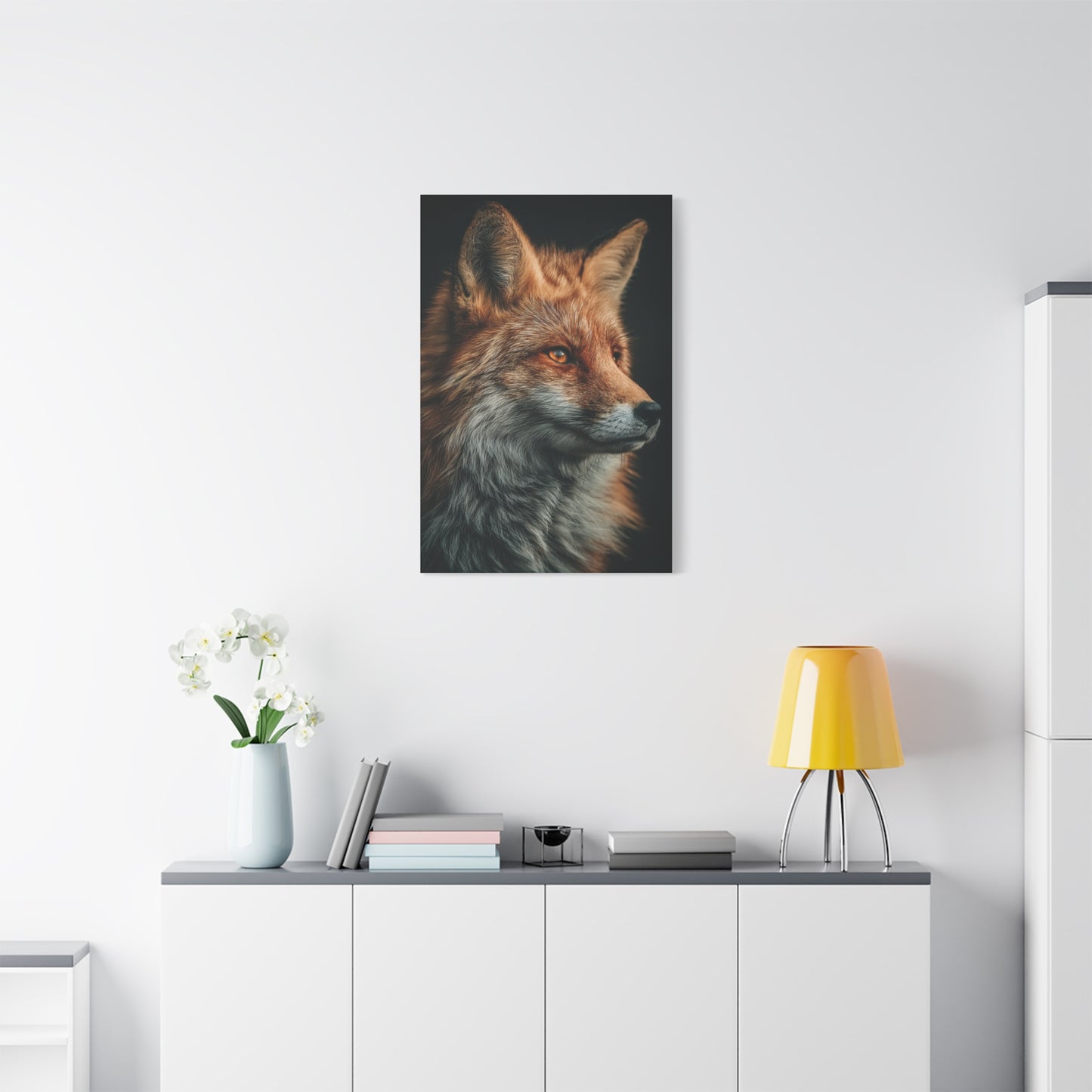 Majestic Red Fox Portrait Wall Art & Canvas Print